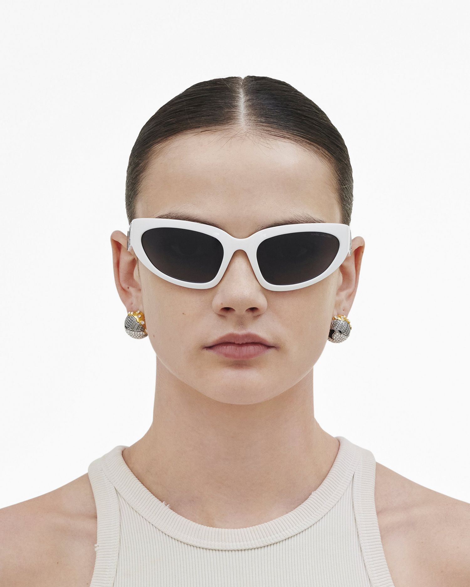The Bold Logo Wrapped Sunglasses | Marc Jacobs Outlet