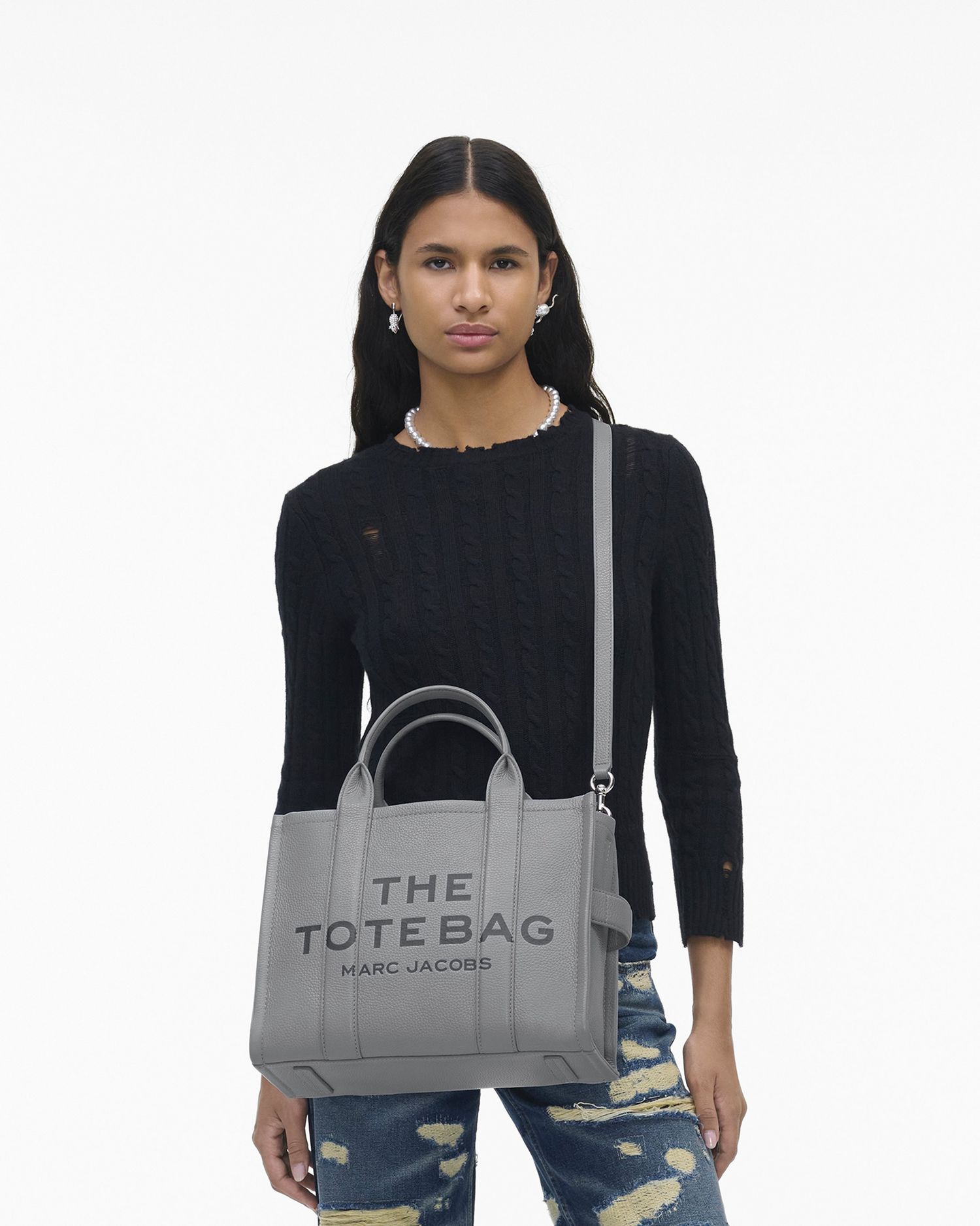 The Leather Medium Tote Bag | Marc Jacobs Outlet