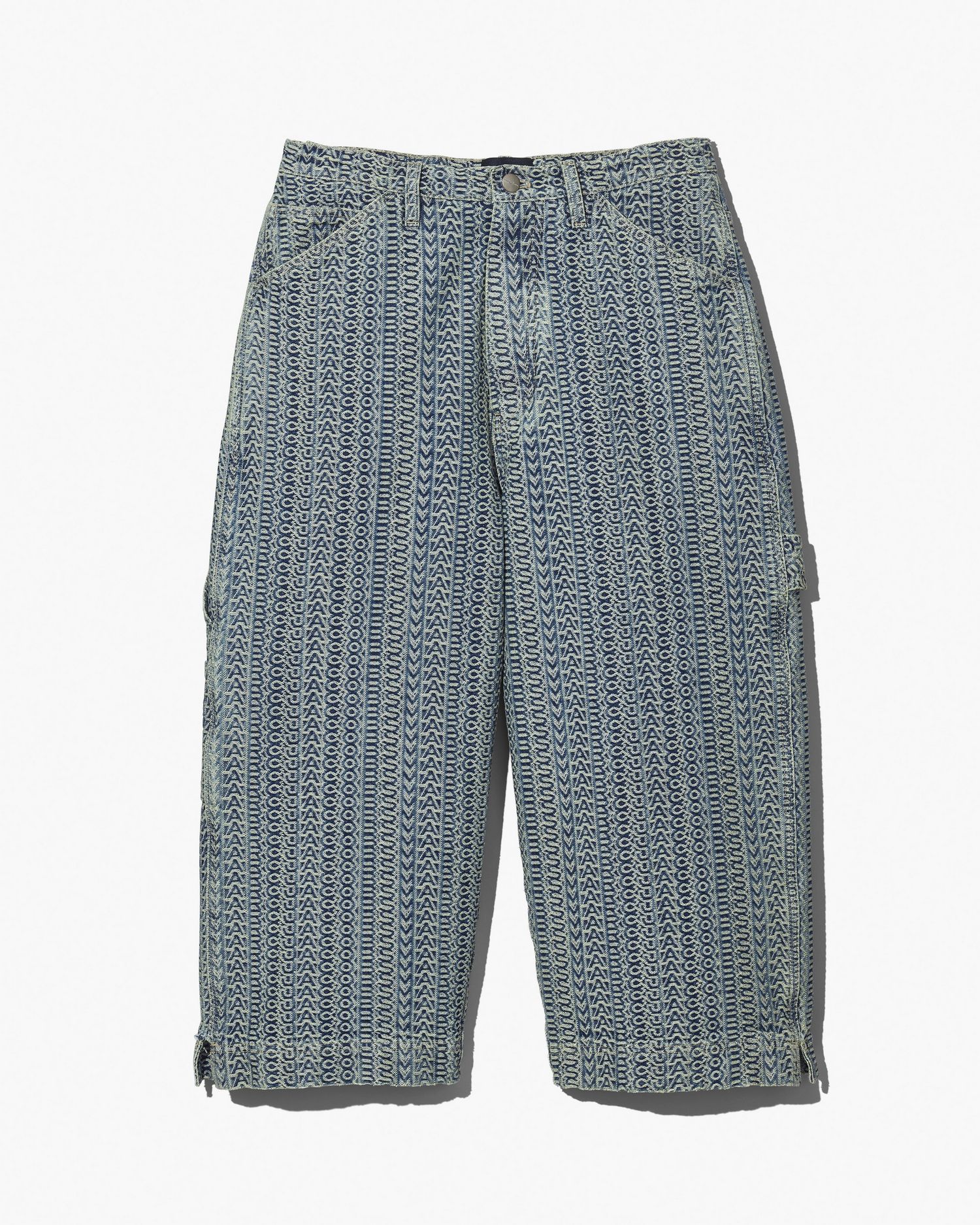 The Washed Monogram Oversized Denim Short | Marc Jacobs Outlet
