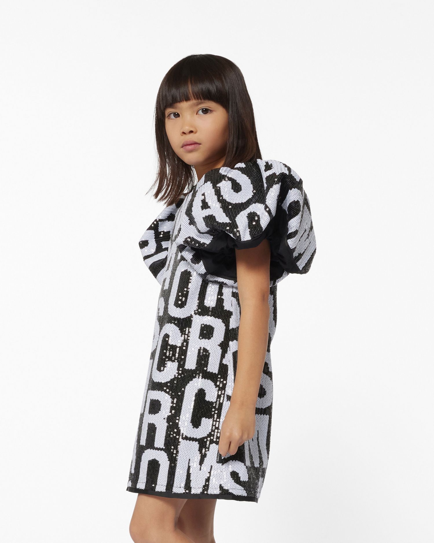 The Jumbled Logo Sequin Dress | Marc Jacobs Outlet
