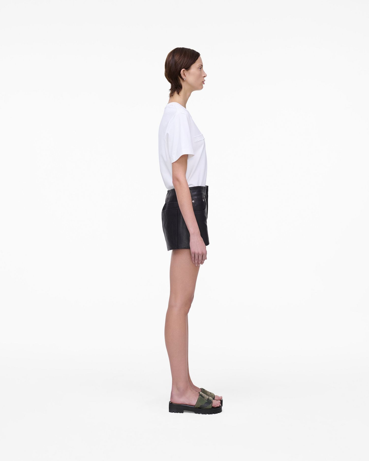 The Camo Jacquard Lug Sole Slide | Marc Jacobs Outlet