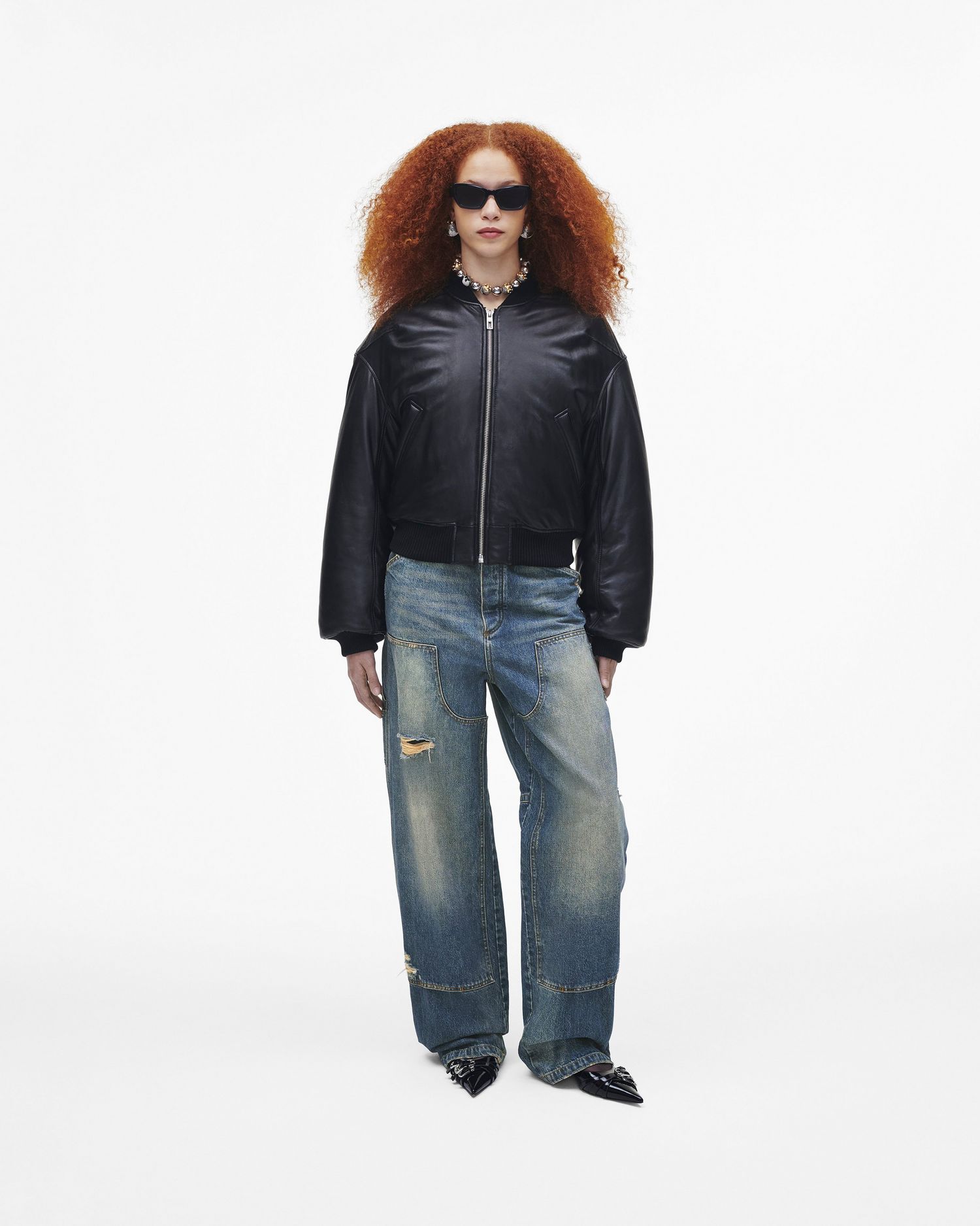 Puffy Leather Bomber | Marc Jacobs Outlet
