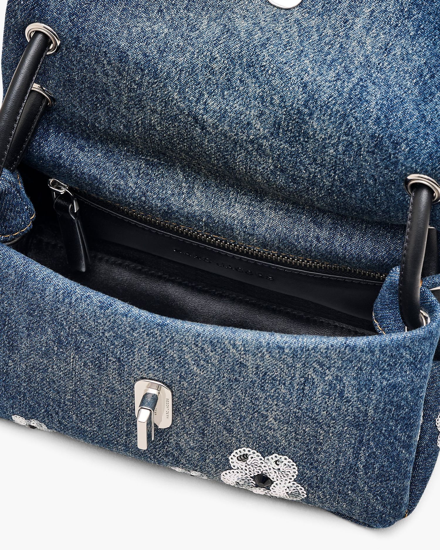 The Sequin Daisy Denim Mini Dual Bag | Marc Jacobs Outlet