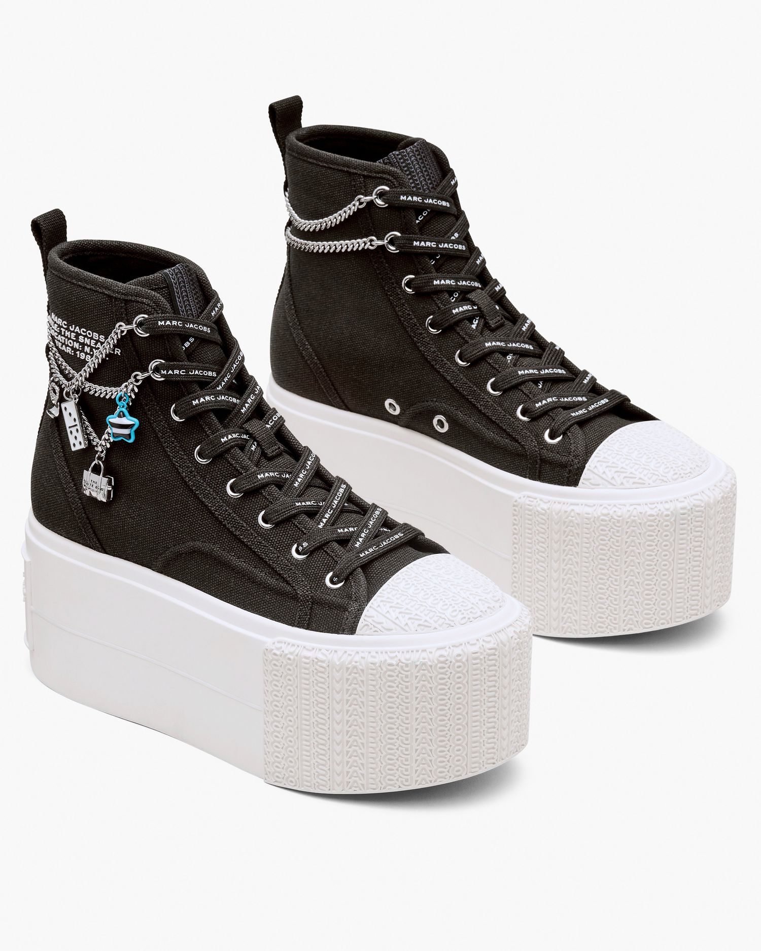The Sticker Charm Platform High Top Sneaker | Marc Jacobs Outlet