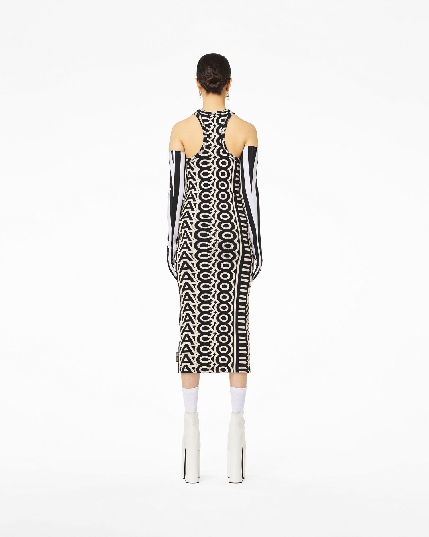 The Monogram Racer Rib Dress | Marc Jacobs Outlet