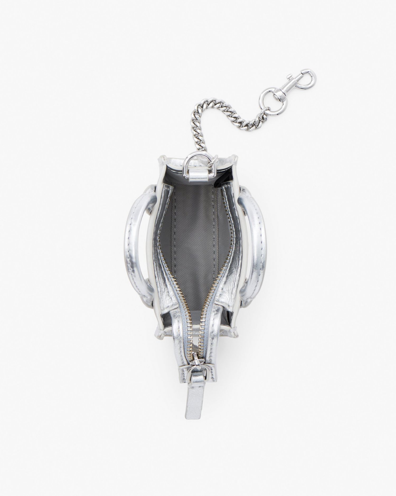 The Metallic Leather Nano Tote Charm | Marc Jacobs Outlet