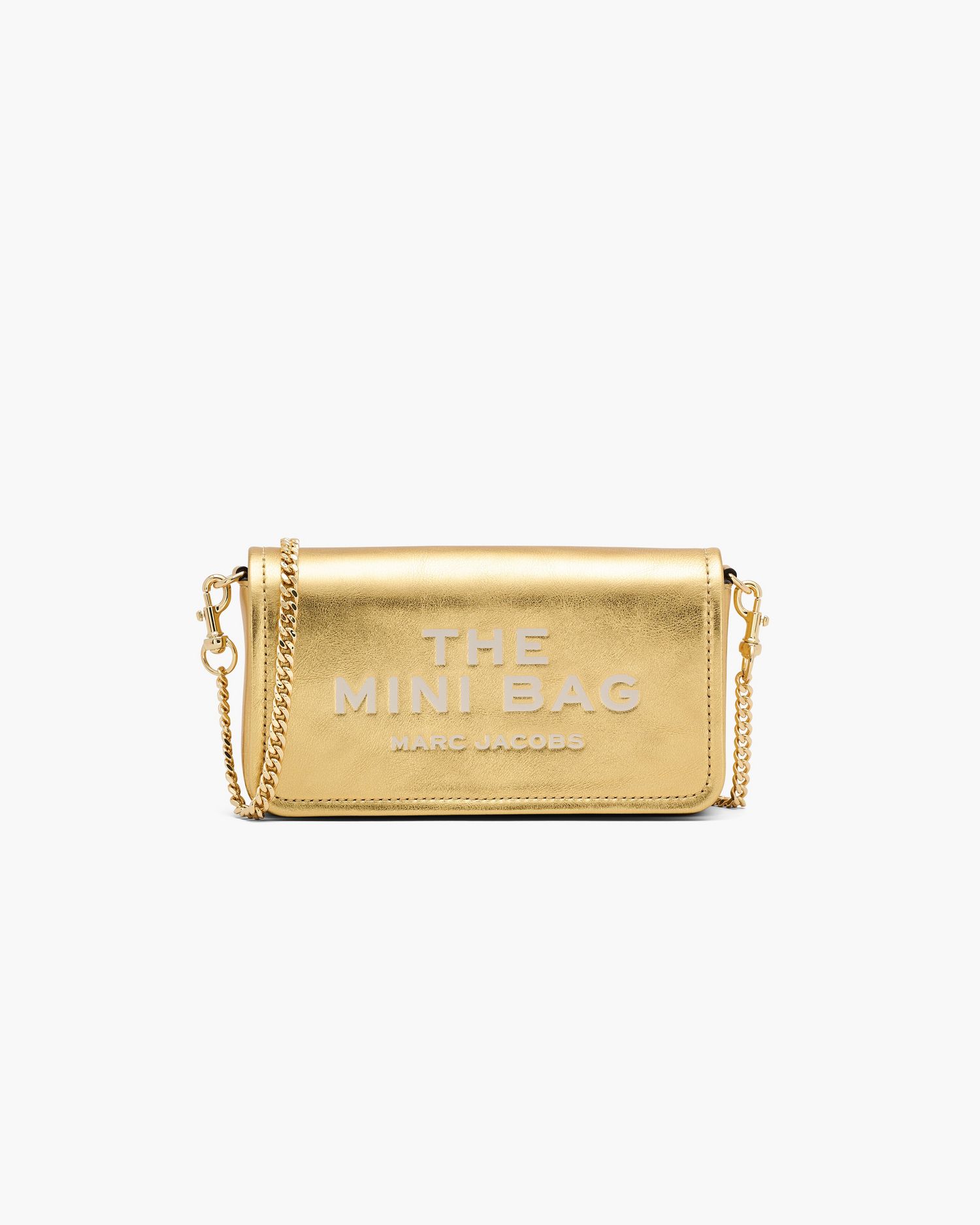 The Metallic Leather Chain Mini Bag | Marc Jacobs Outlet