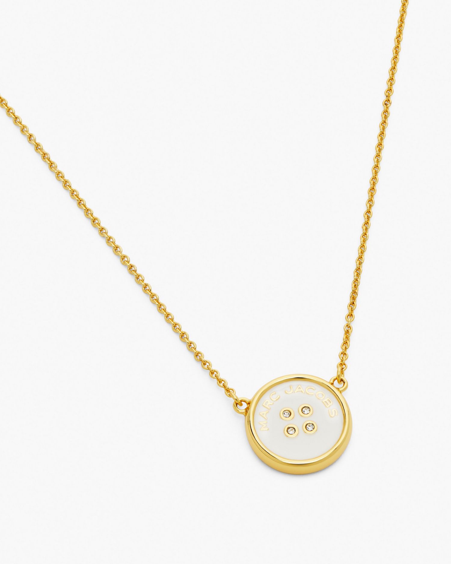 The Button Pendant Necklace | Marc Jacobs Outlet