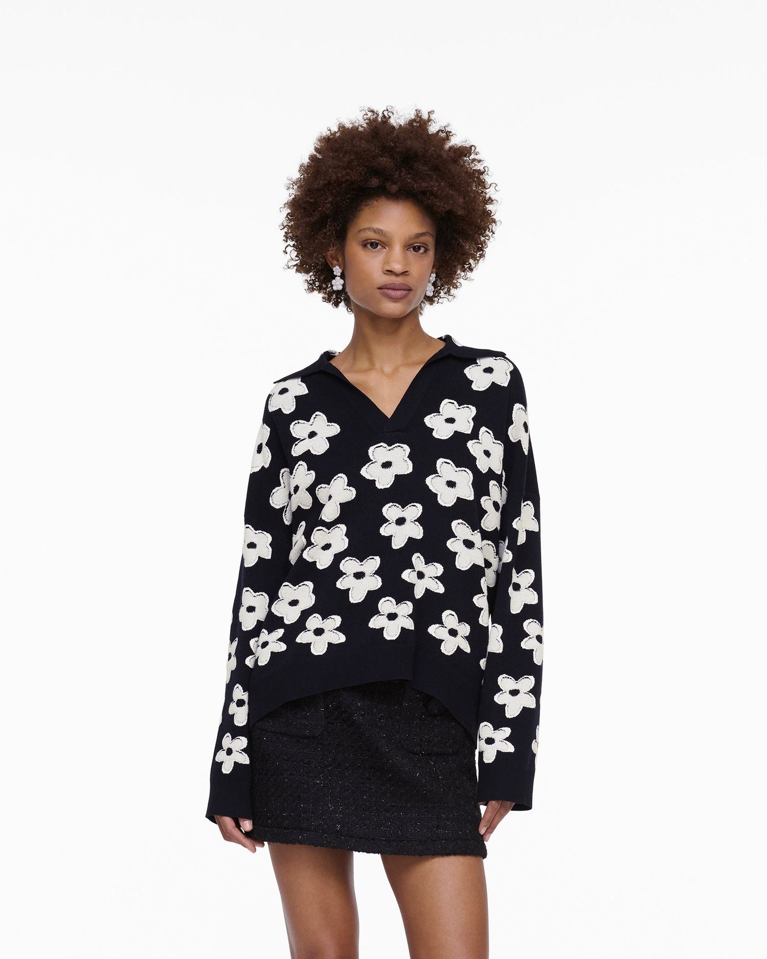 Daisy Jacquard Polo | Marc Jacobs Outlet