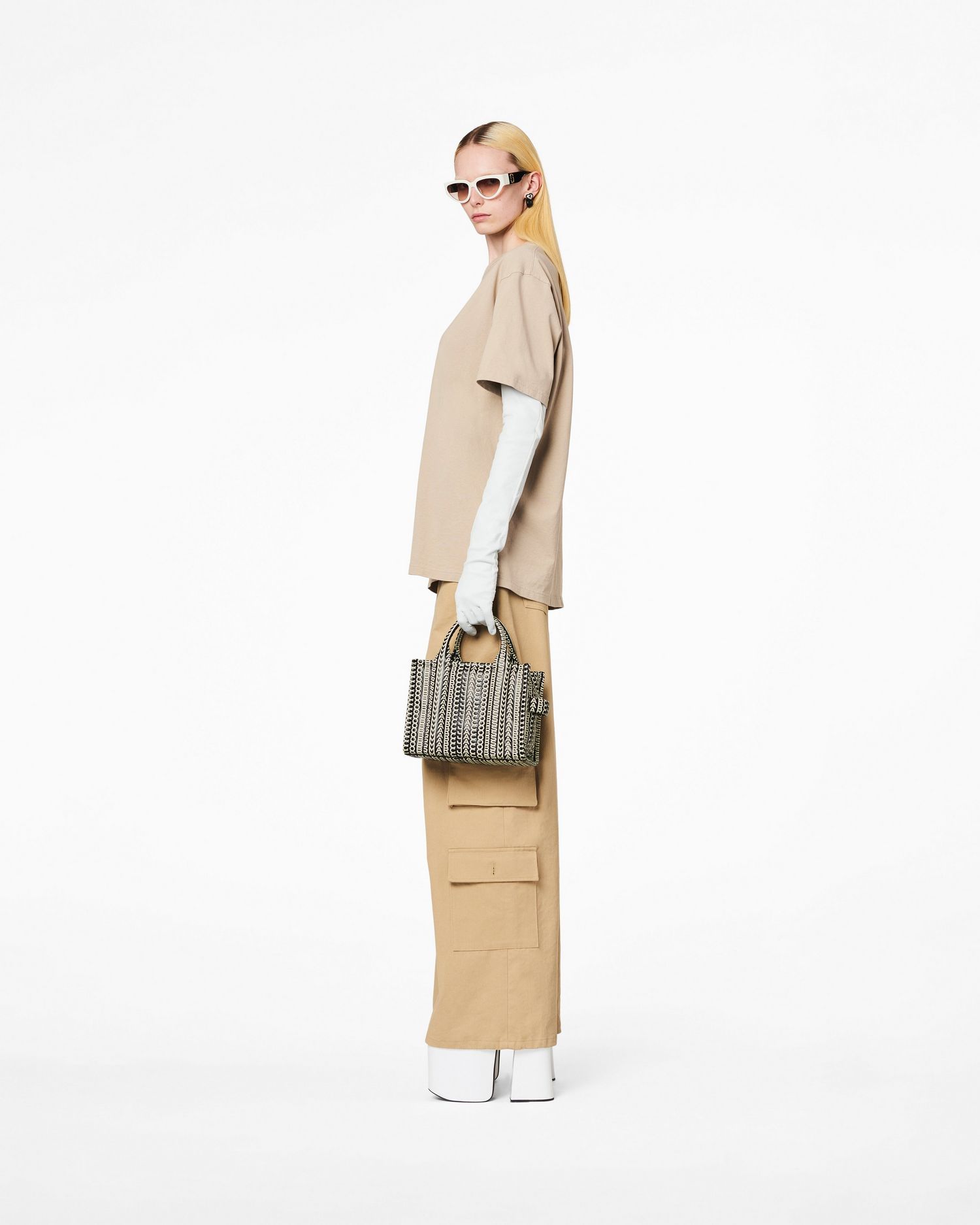 The Monogram Leather Small Tote Bag | Marc Jacobs Outlet