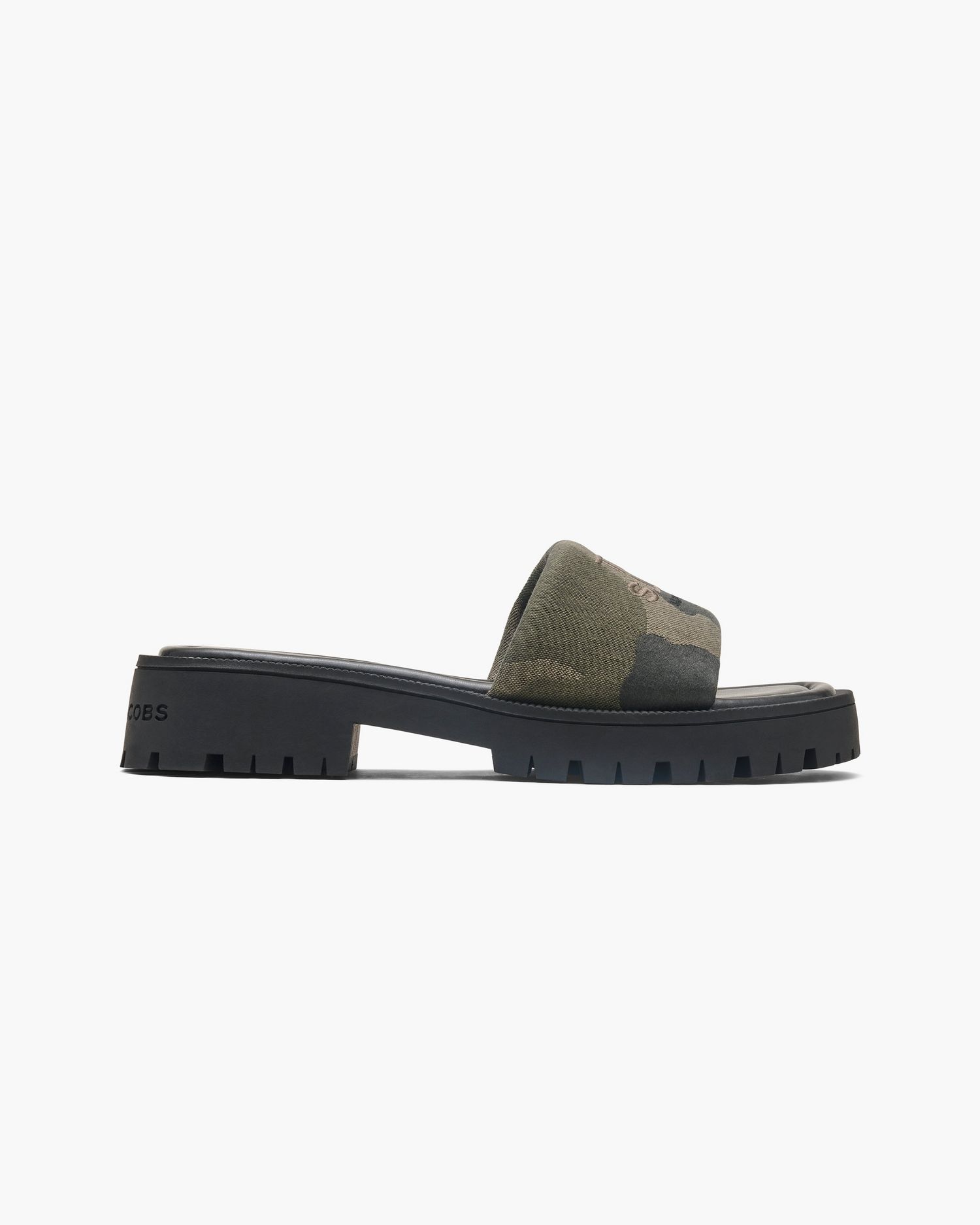 The Camo Jacquard Lug Sole Slide | Marc Jacobs Outlet