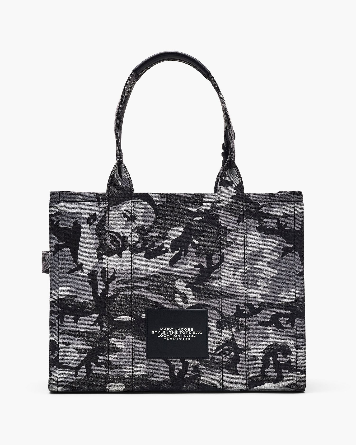 The Marc Camo Denim Large Tote Bag | Marc Jacobs Outlet