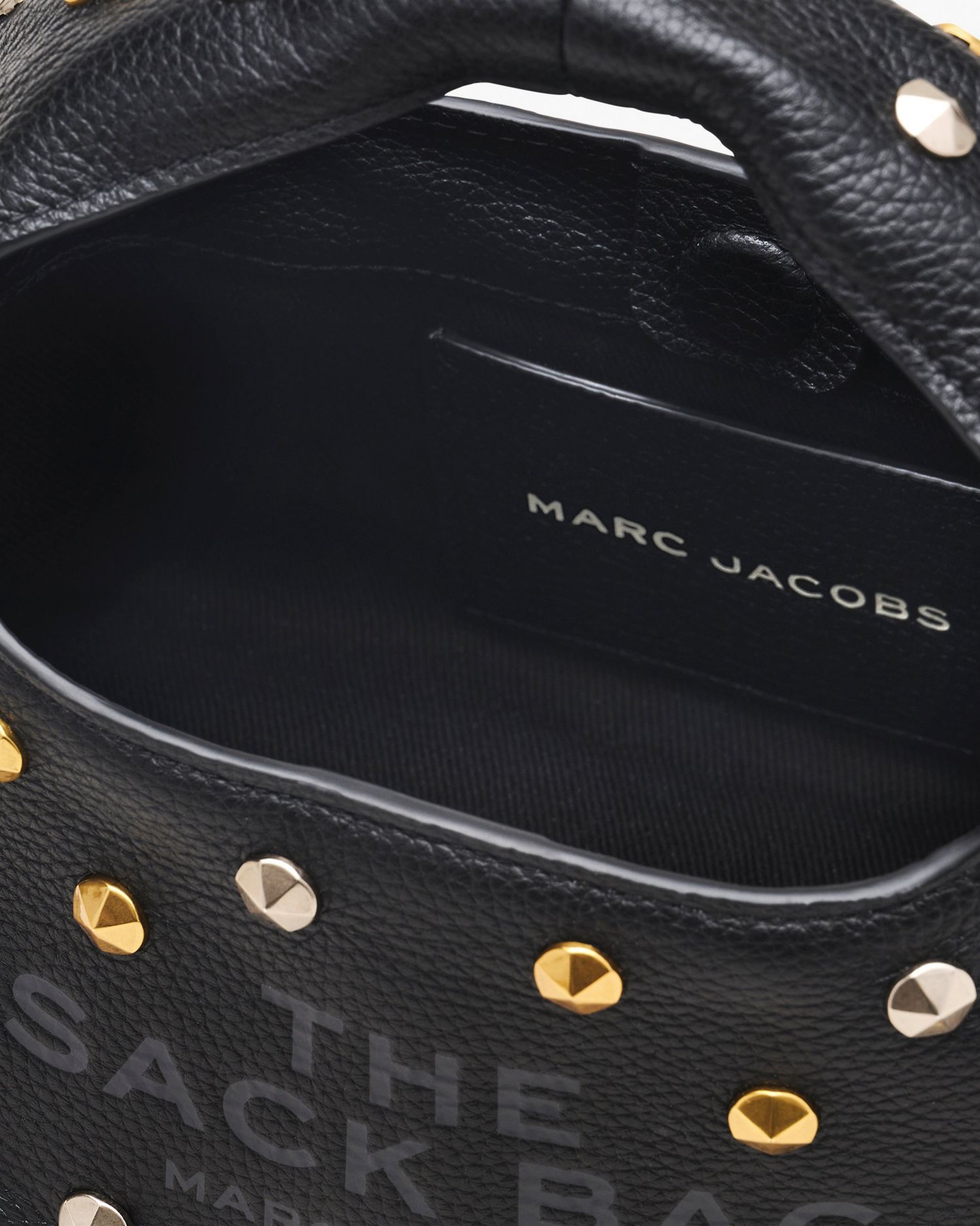 The Glam Studs Leather Mini Sack Bag | Marc Jacobs Outlet