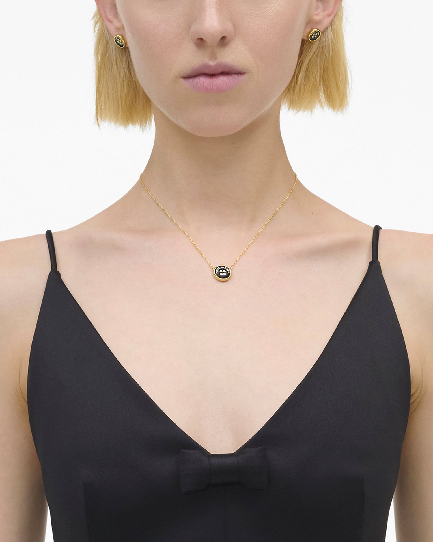 The Button Pendant Necklace | Marc Jacobs Outlet