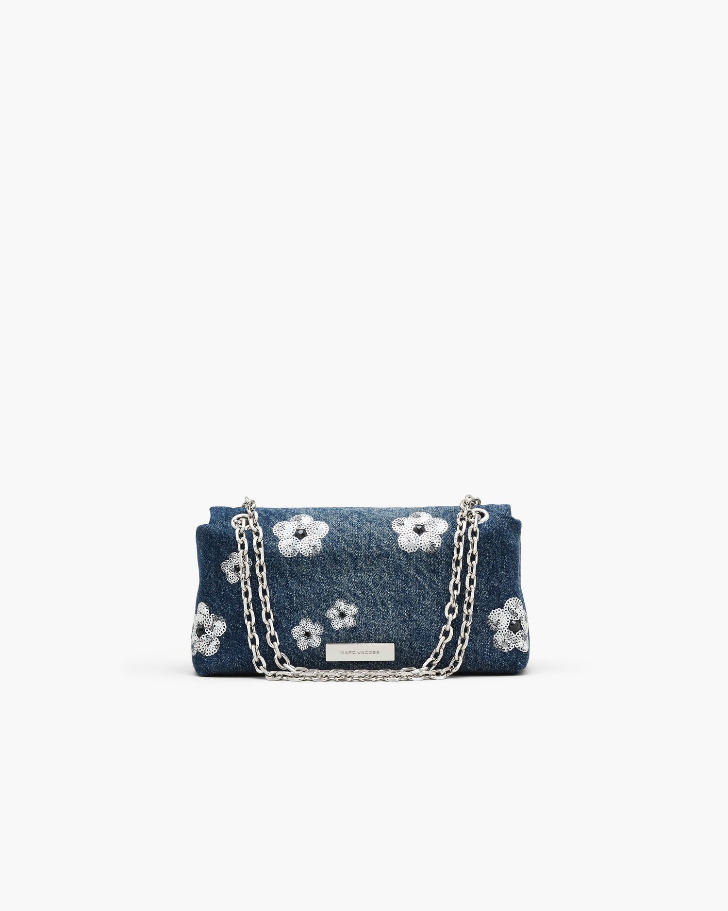 The Sequin Daisy Denim Dual Chain Mini Bag | Marc Jacobs Outlet