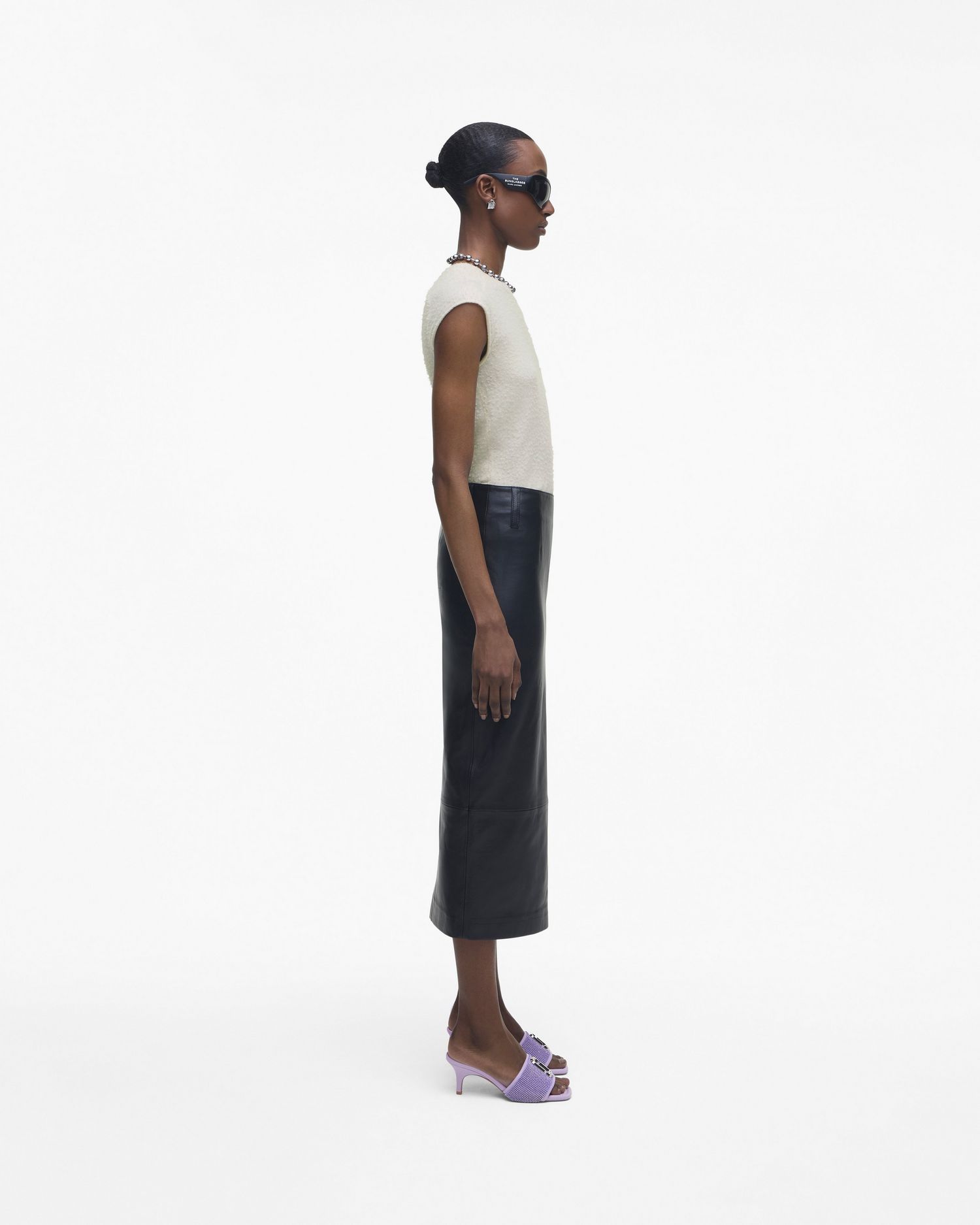 The Rhinestone J Marc Heeled Sandal | Marc Jacobs Outlet