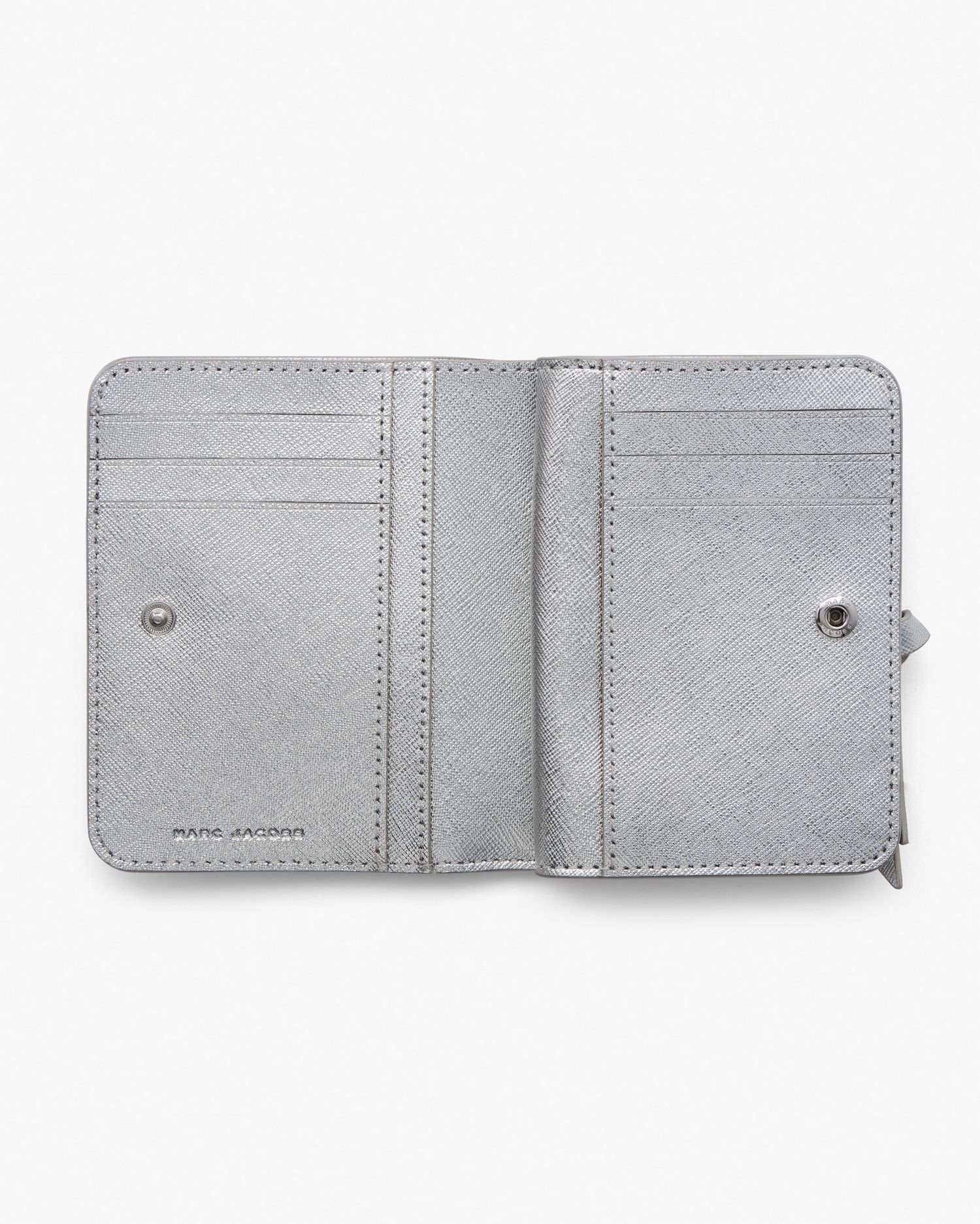 The Metallic Utility Snapshot Mini Compact Wallet | Marc Jacobs Outlet