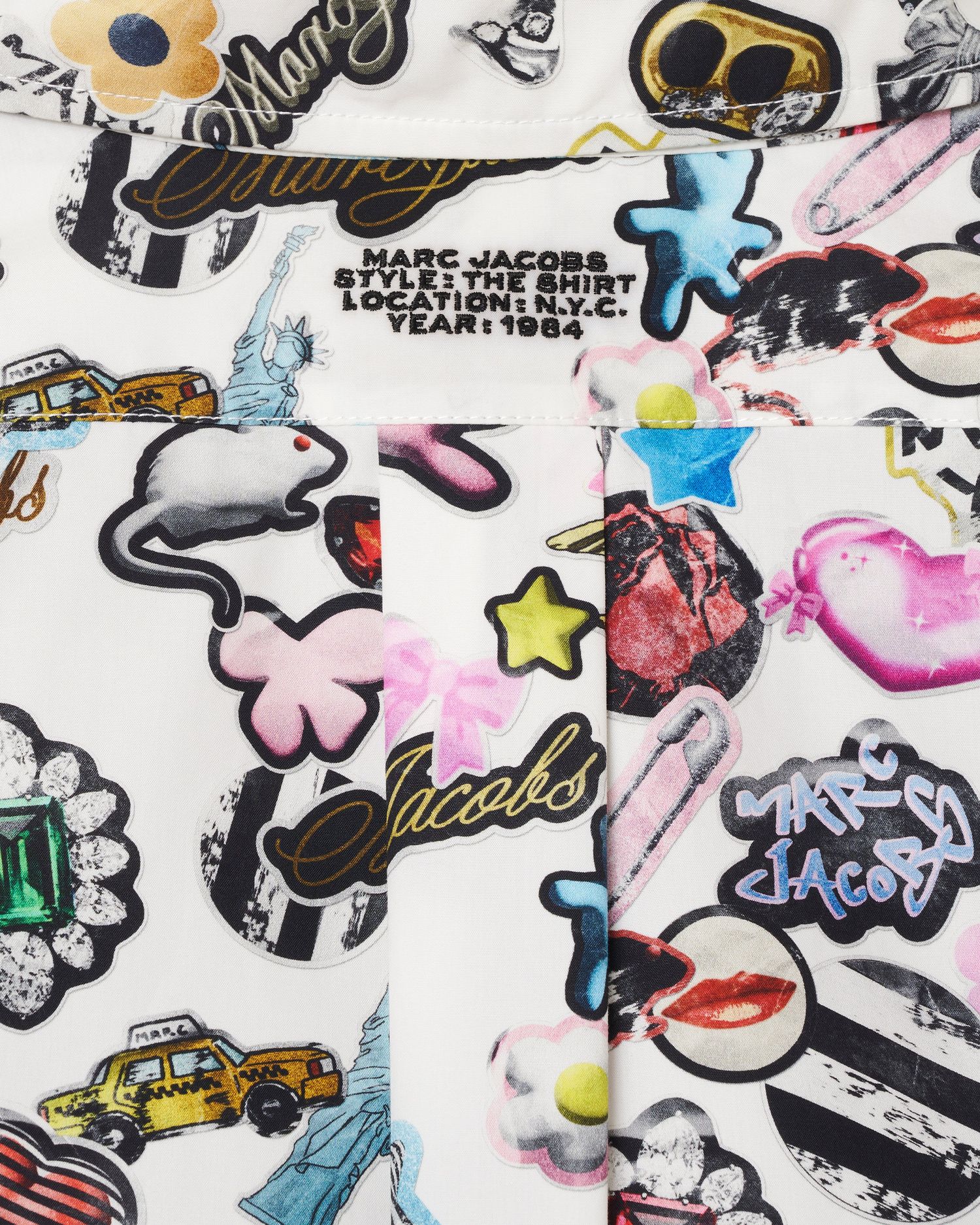 The Sticker Print Shirt | Marc Jacobs Outlet