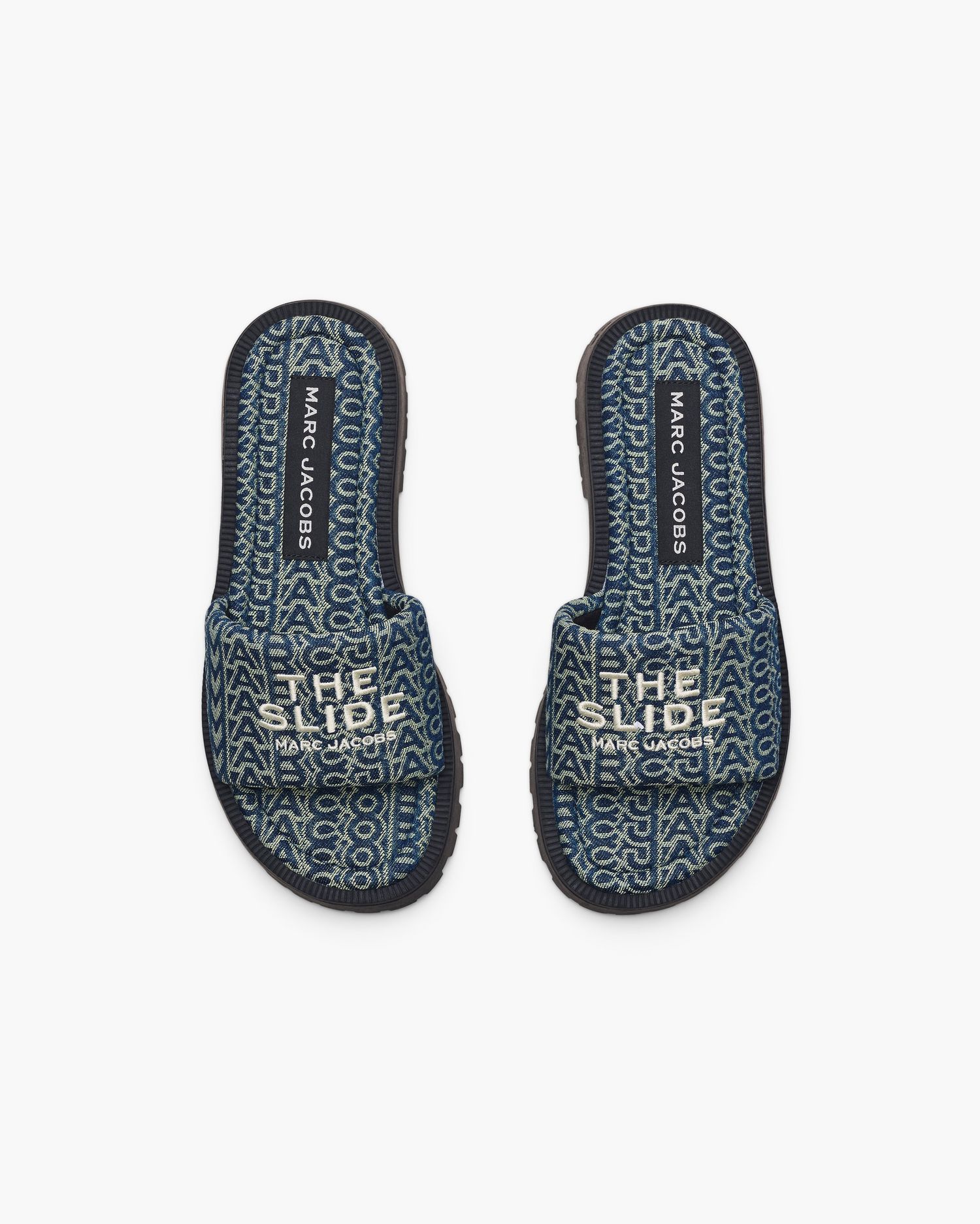 The Denim Monogram Lug Sole Slide | Marc Jacobs Outlet