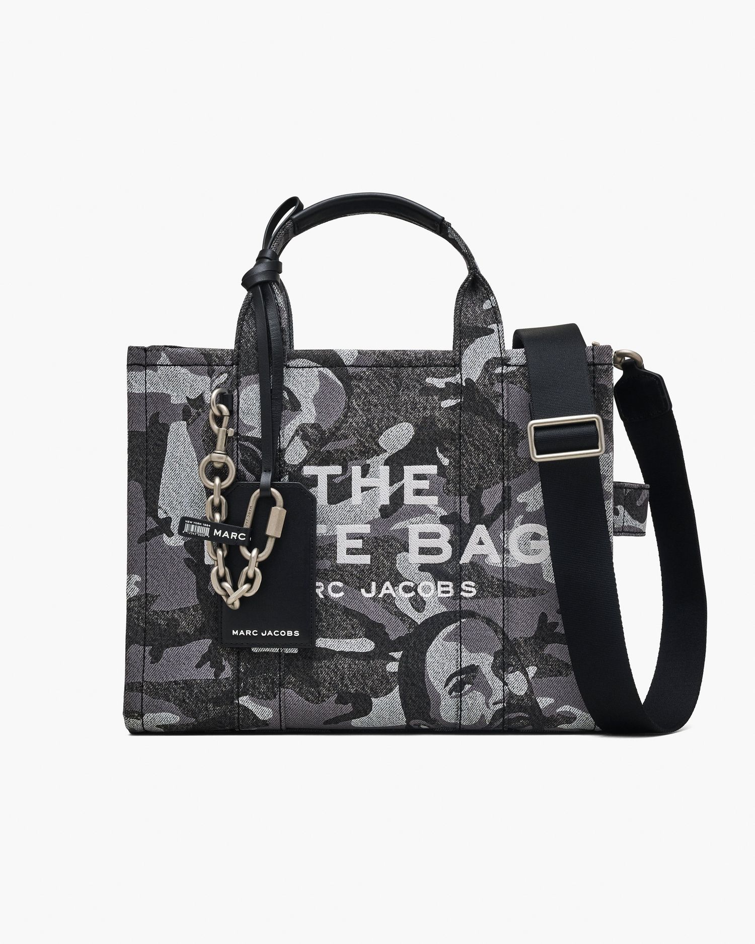 The Marc Camo Denim Medium Tote Bag | Marc Jacobs Outlet