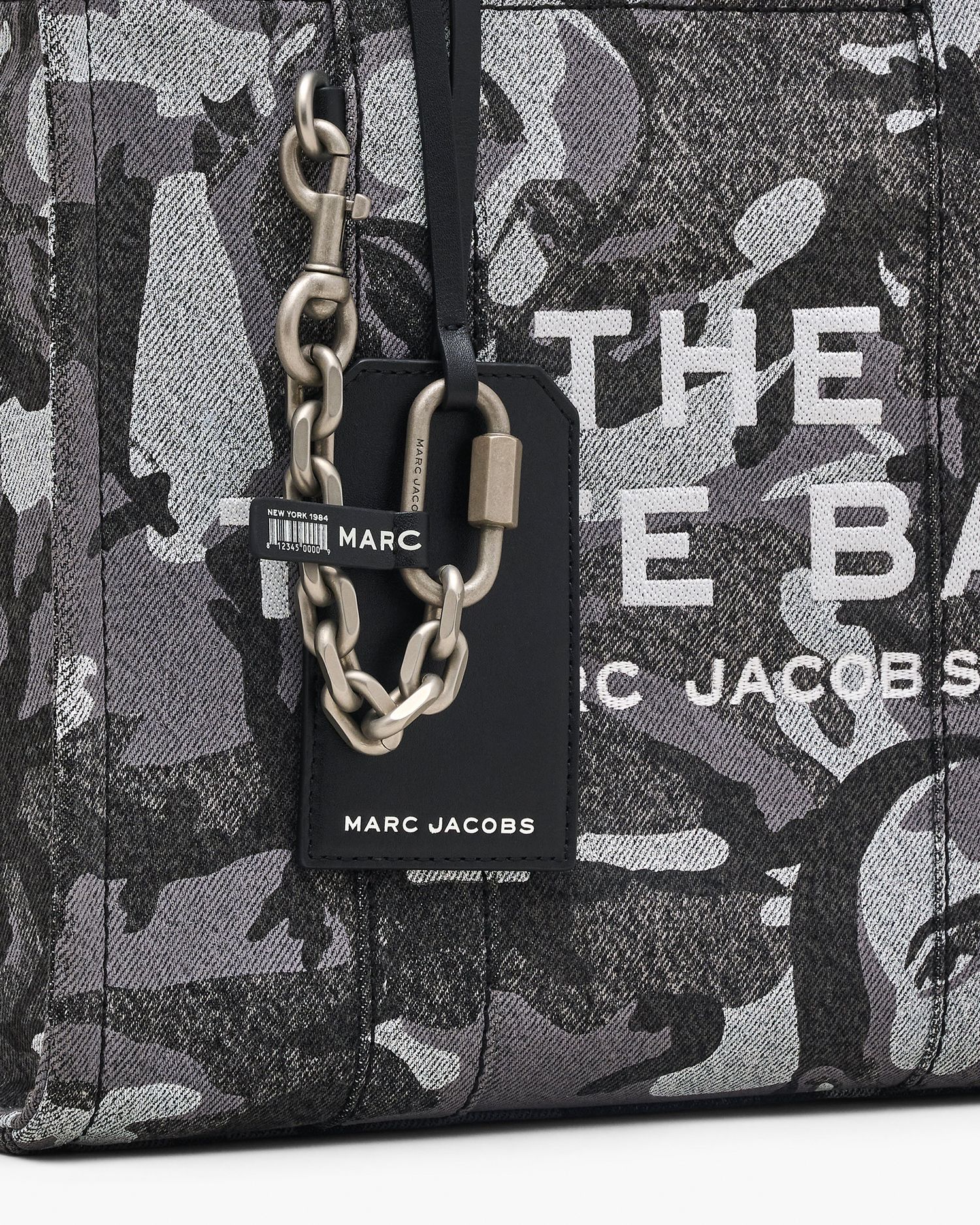 The Marc Camo Denim Medium Tote Bag | Marc Jacobs Outlet