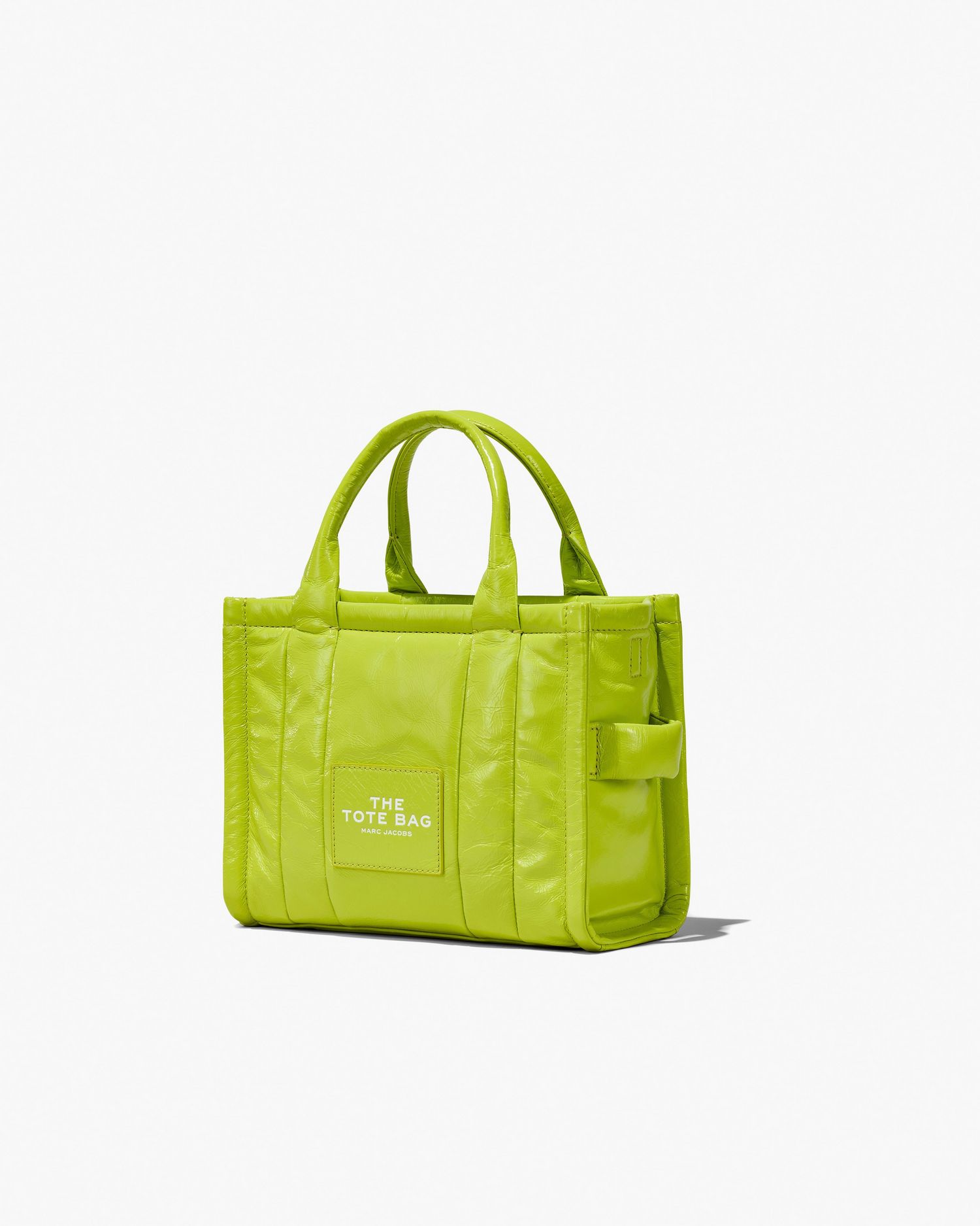 The Shiny Crinkle Leather Small Tote | Marc Jacobs Outlet