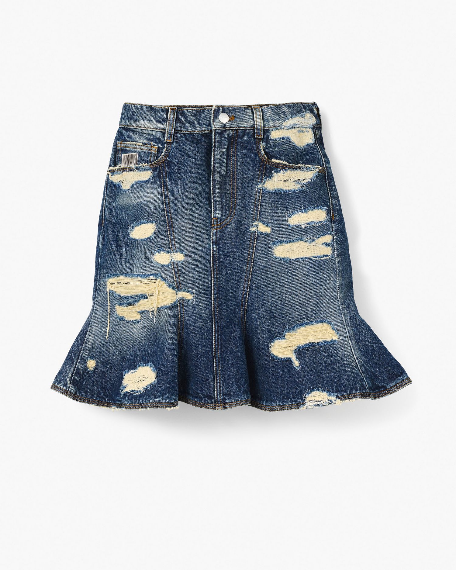 The Rip And Repair Fluted Mini Skirt | Marc Jacobs Outlet