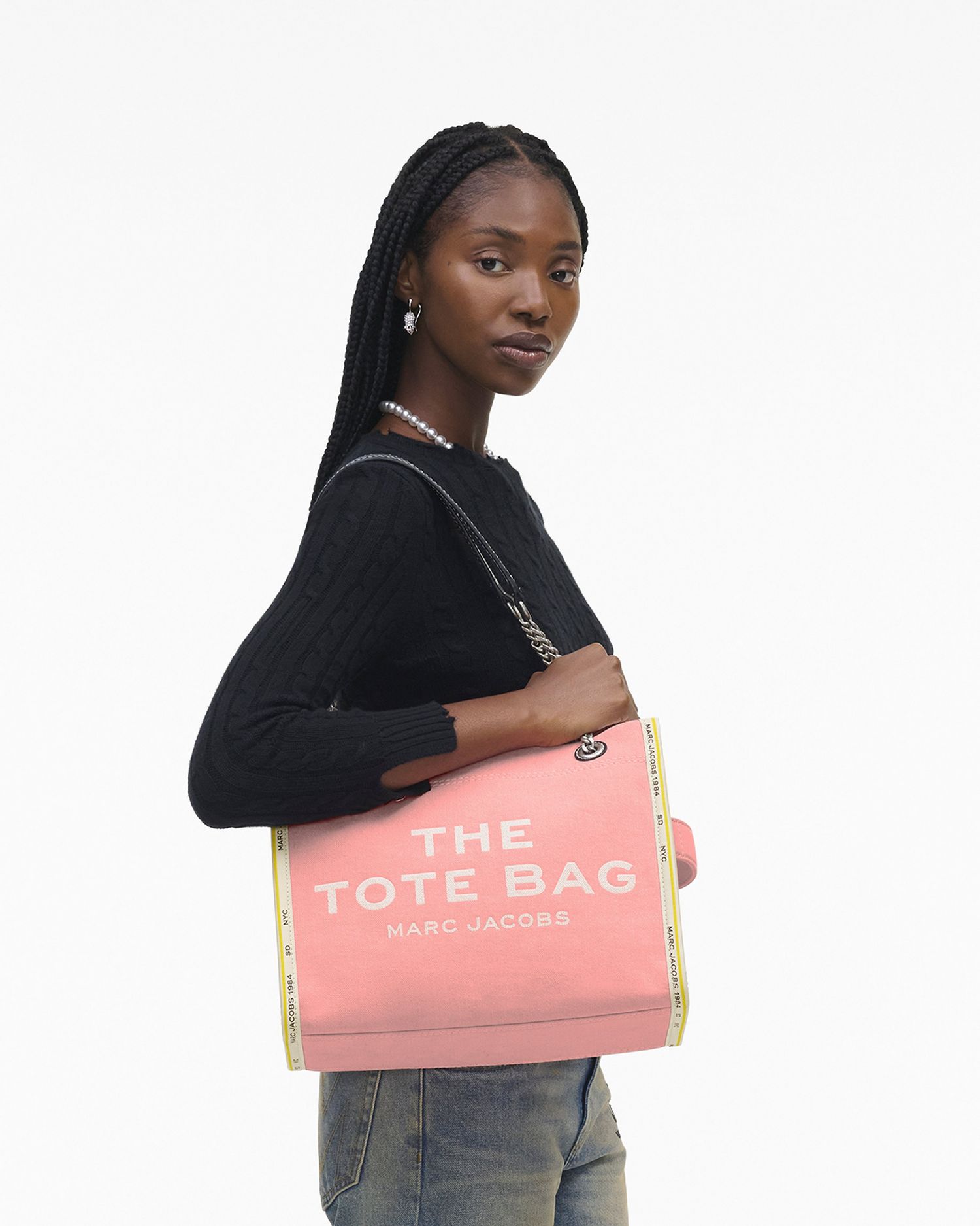 The Denim Chain Medium Tote Bag | Marc Jacobs Outlet