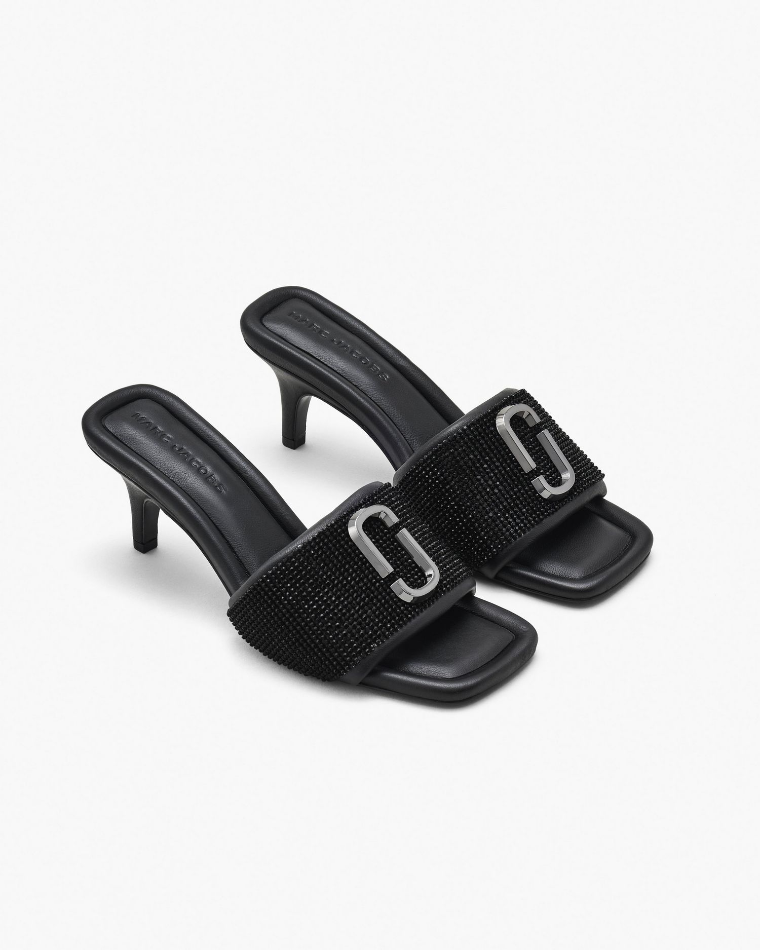 The Rhinestone J Marc Heeled Sandal | Marc Jacobs Outlet