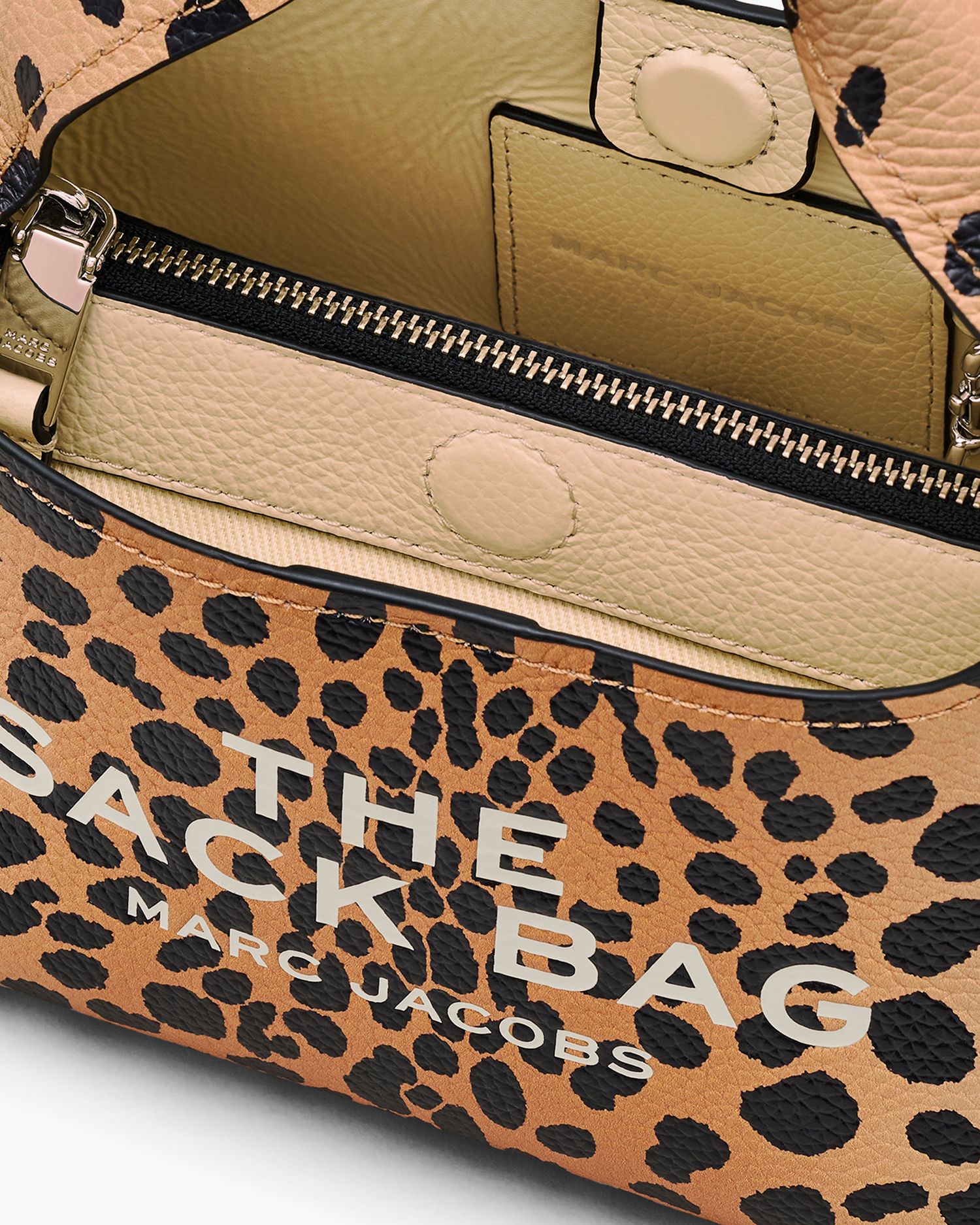 The Cheetah Leather Mini Sack Bag | Marc Jacobs Outlet