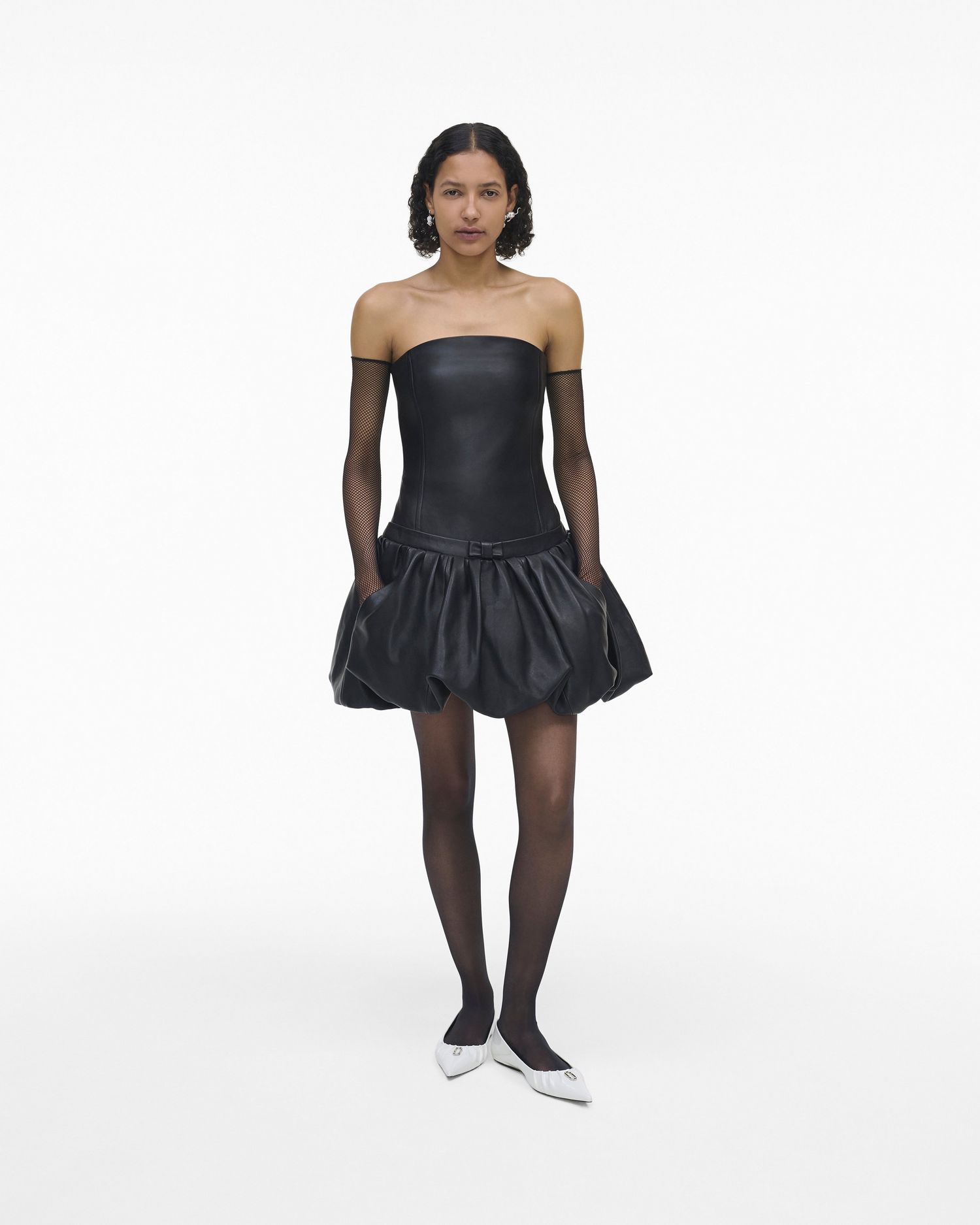 The Leather Bubble Dress | Marc Jacobs Outlet