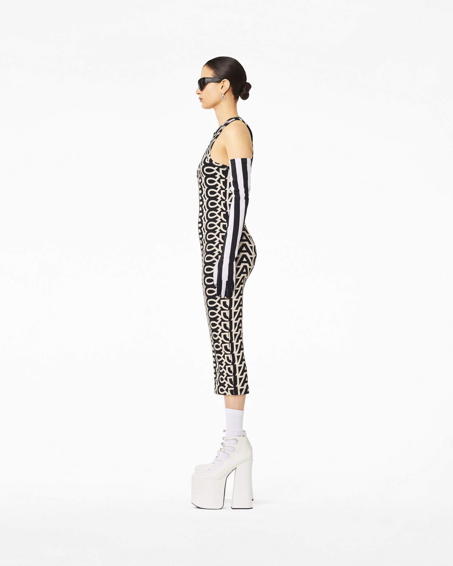 The Monogram Racer Rib Dress | Marc Jacobs Outlet