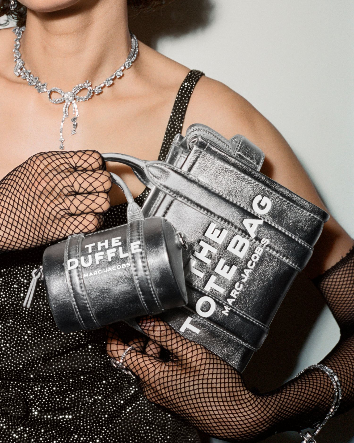 The Metallic Leather Crossbody Tote Bag | Marc Jacobs Outlet