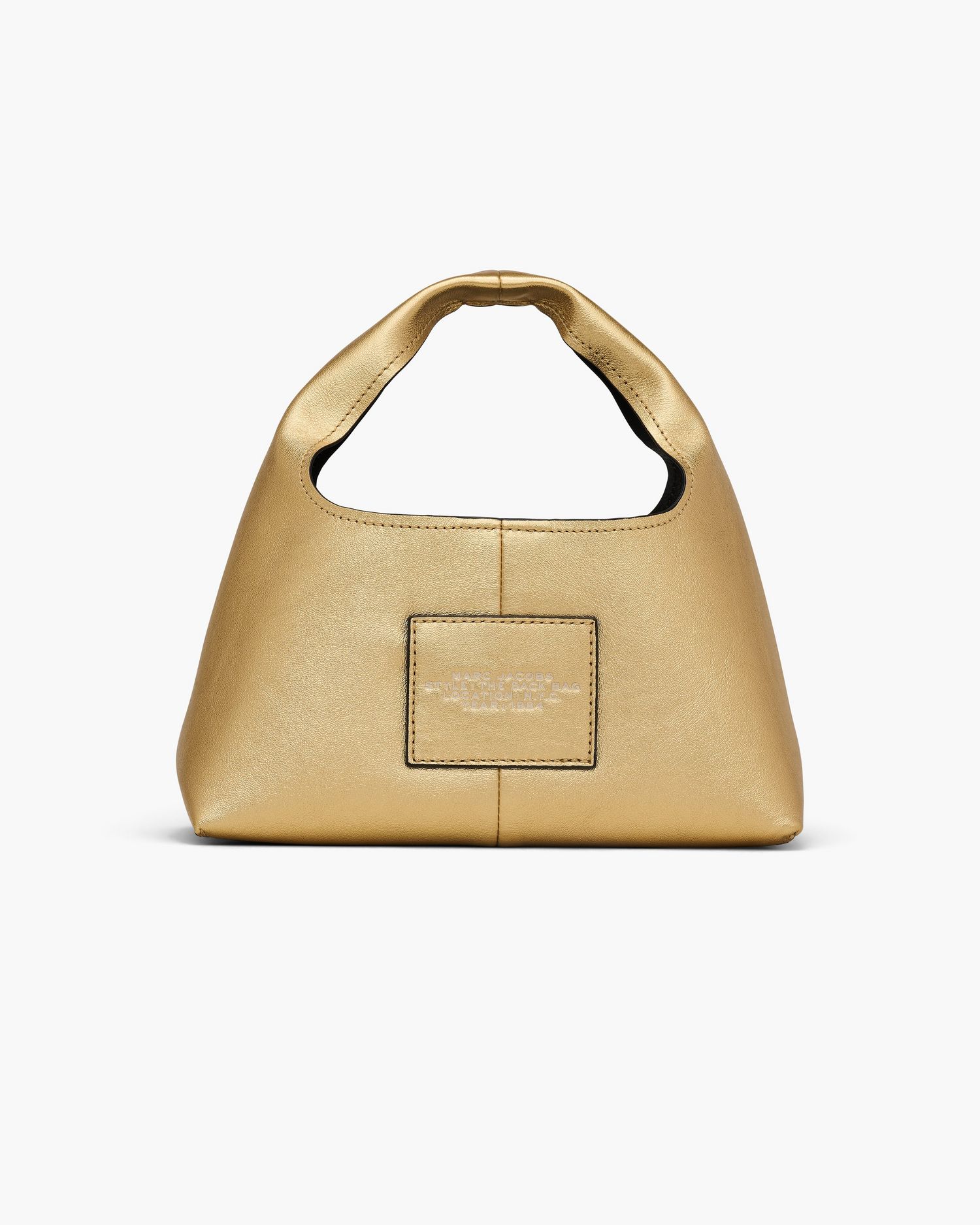 The Metallic Leather Mini Sack Bag | Marc Jacobs Outlet