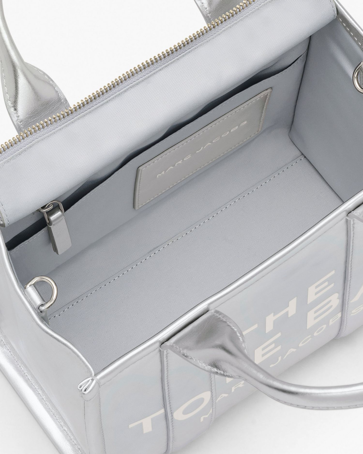 The Metallic Leather Small Tote Bag | Marc Jacobs Outlet