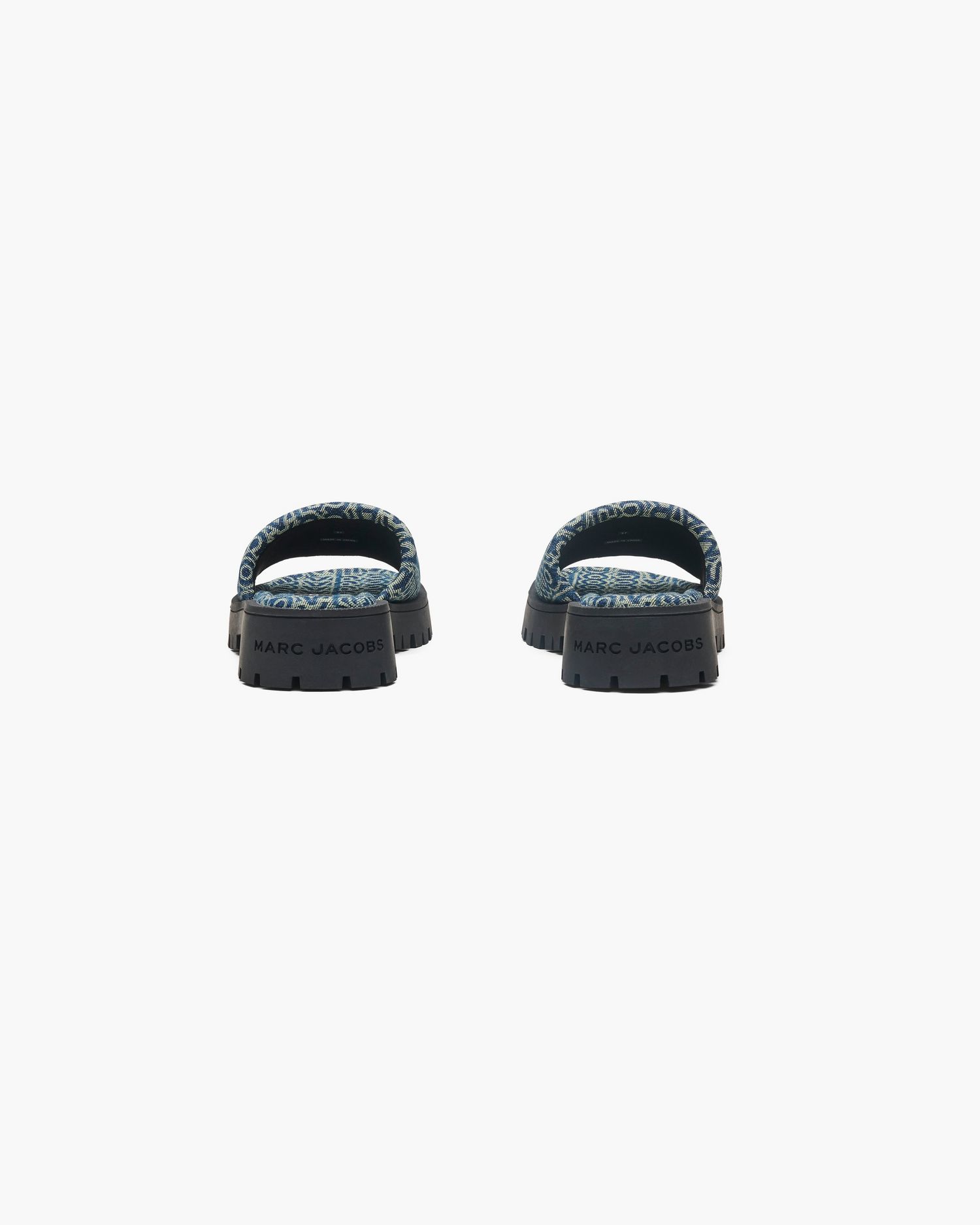 The Denim Monogram Lug Sole Slide | Marc Jacobs Outlet