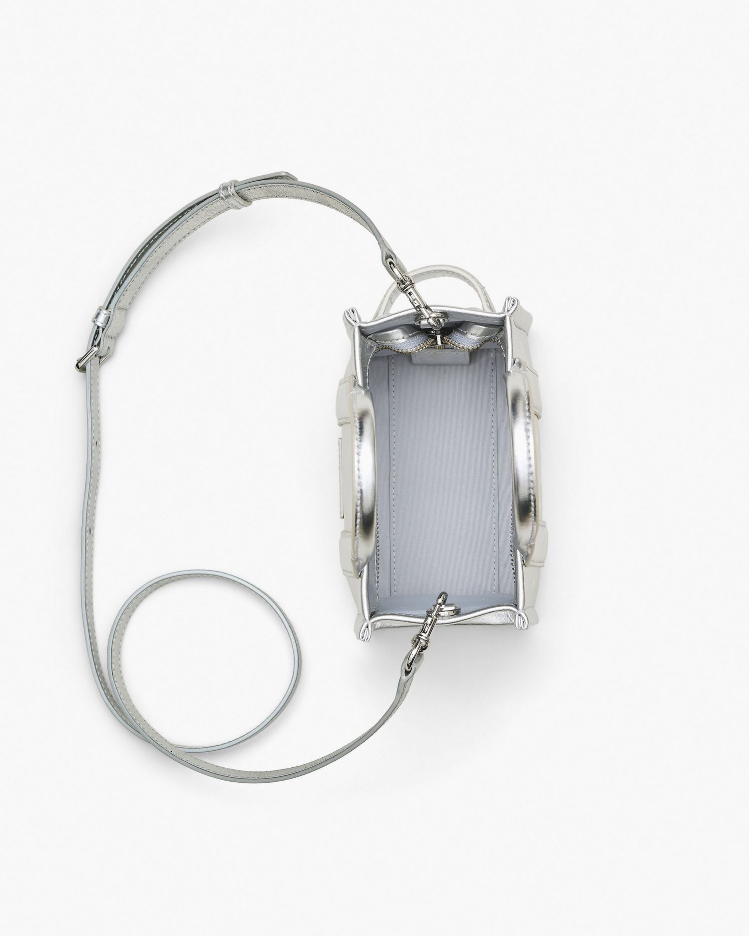 The Metallic Leather Crossbody Tote Bag | Marc Jacobs Outlet