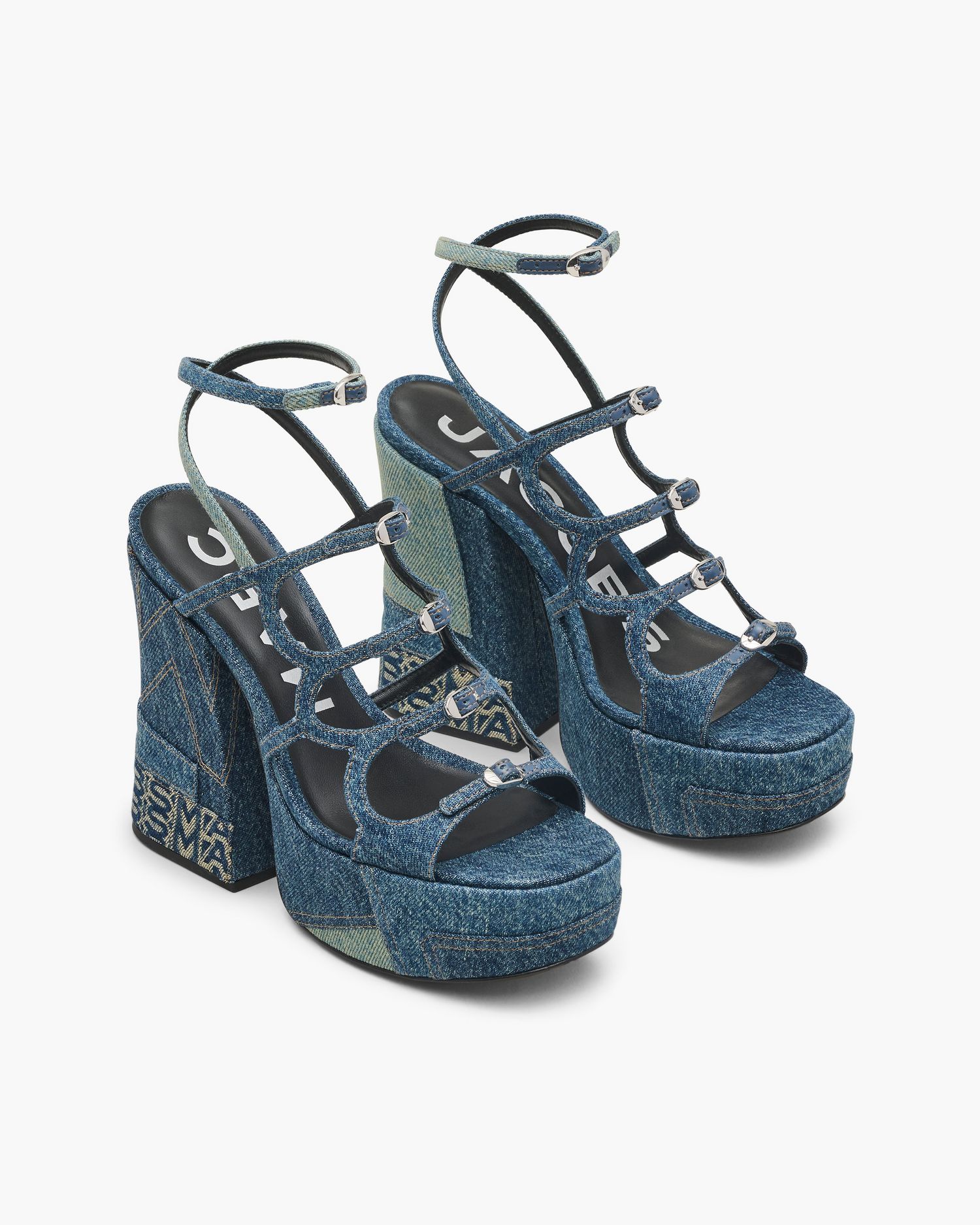 The Deconstructed Denim Kiki Platform Sandal | Marc Jacobs Outlet