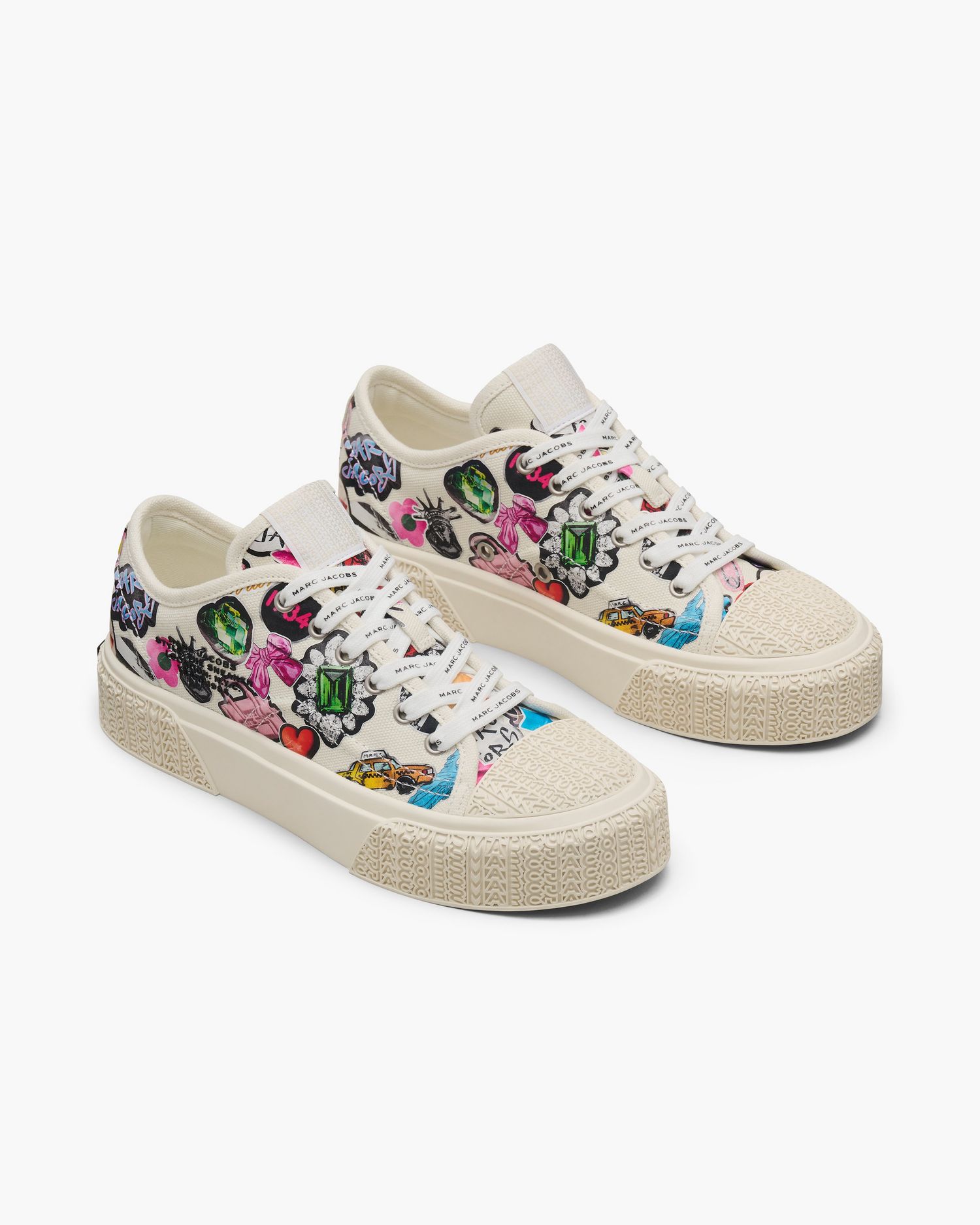 The Sticker Canvas Sneaker | Marc Jacobs Outlet
