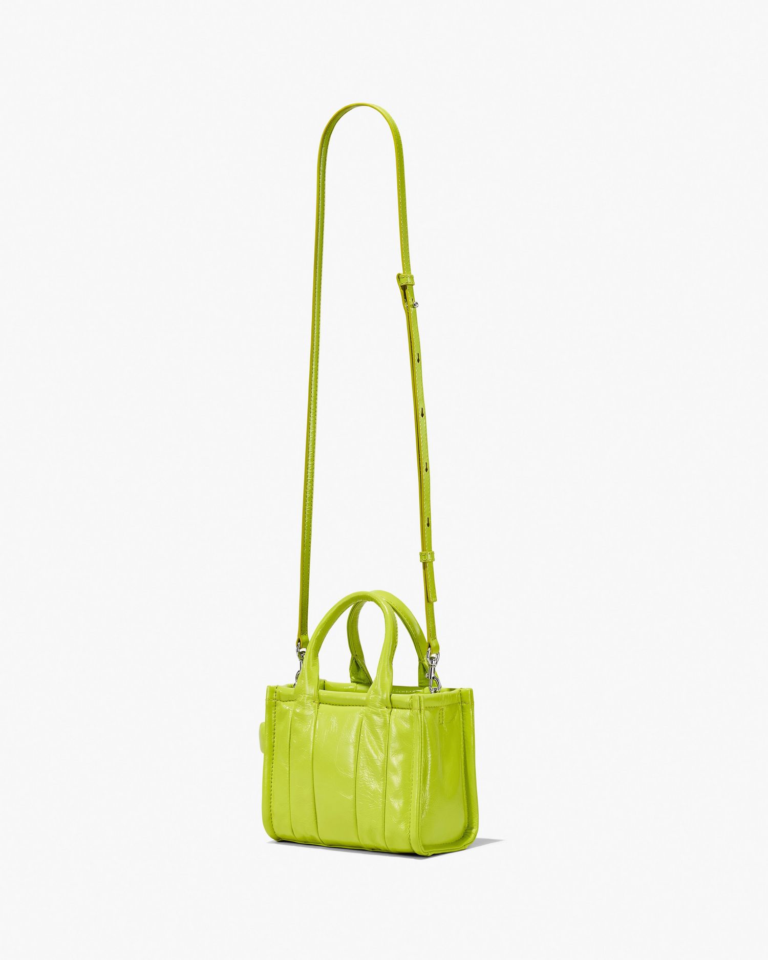 The Shiny Crinkle Leather Crossbody Tote | Marc Jacobs Outlet