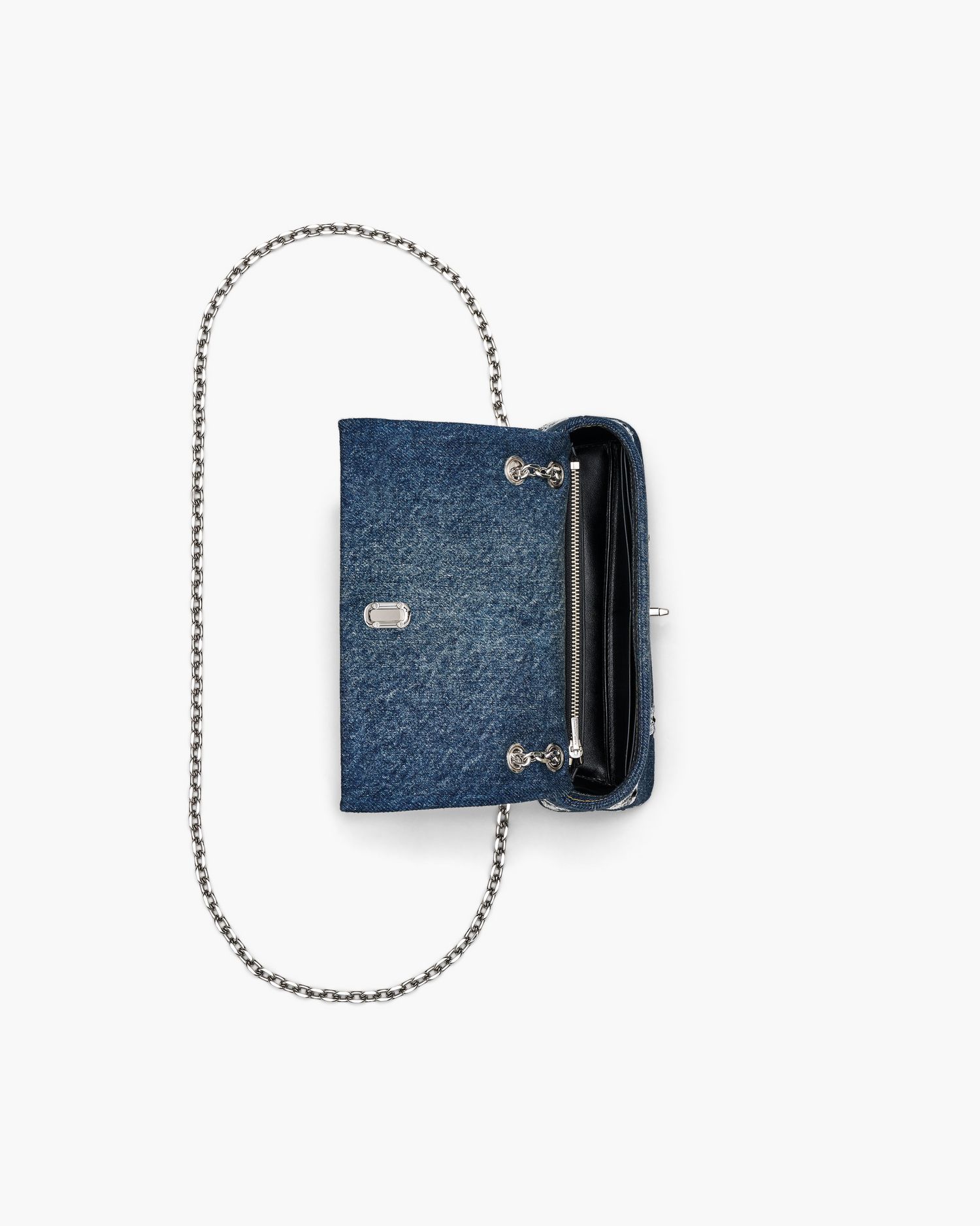 The Sequin Daisy Denim Dual Chain Mini Bag | Marc Jacobs Outlet
