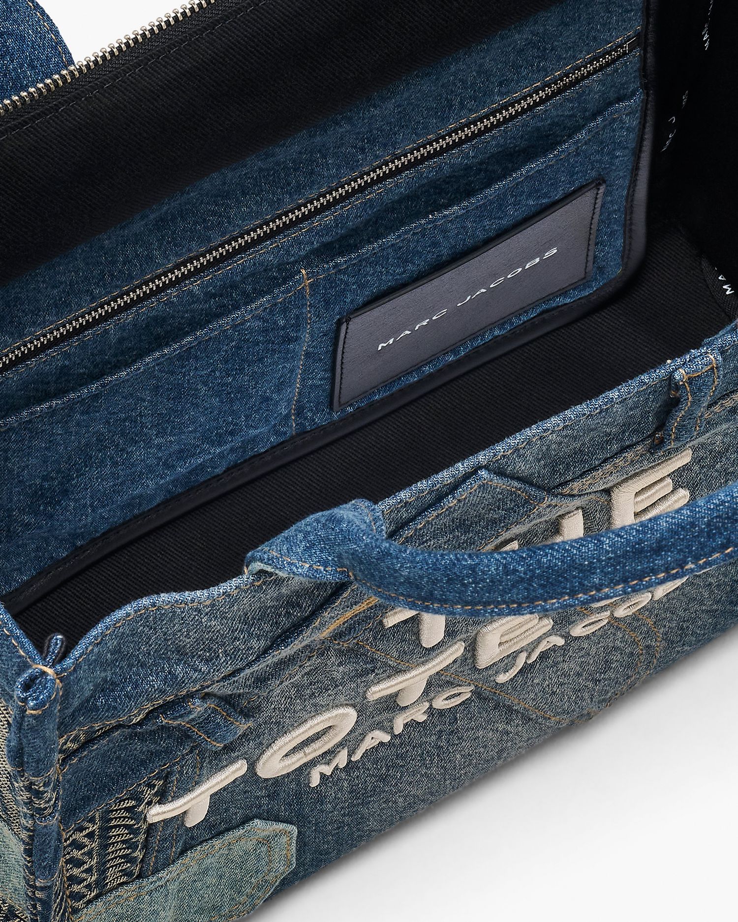 The Deconstructed Denim Medium Tote Bag | Marc Jacobs Outlet