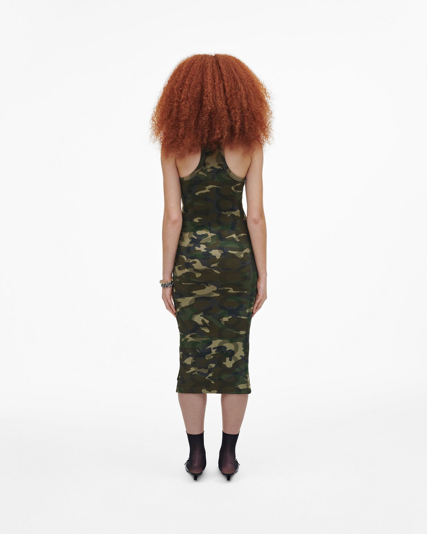Camo Racer Rib Dress | Marc Jacobs Outlet