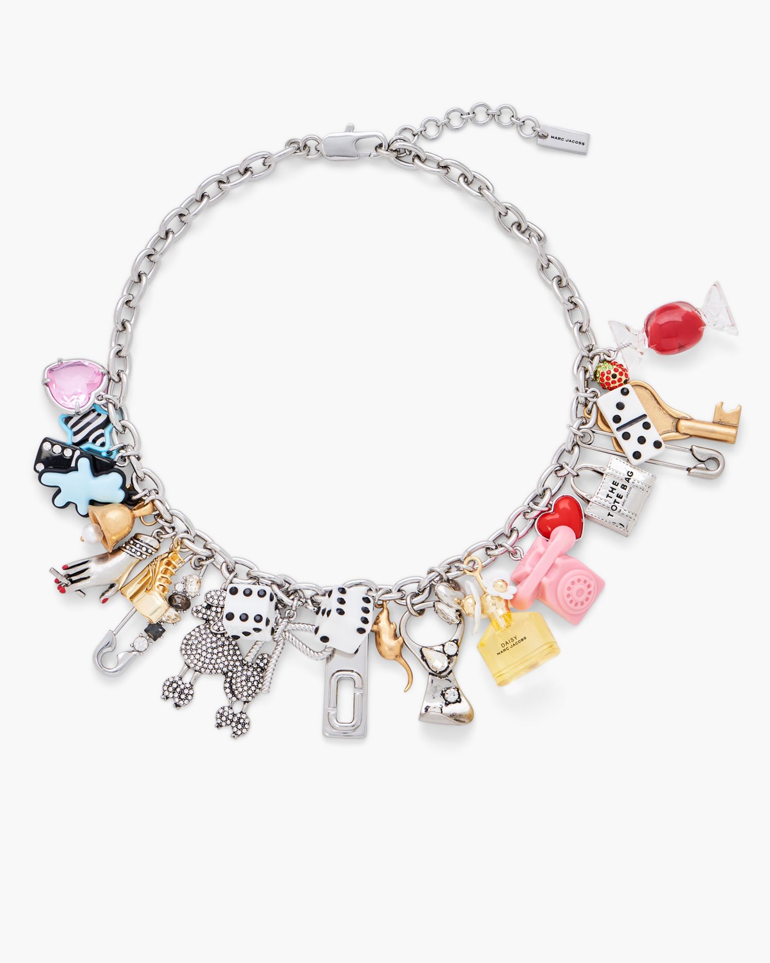 The Sticker Charm Statement Necklace | Marc Jacobs Outlet