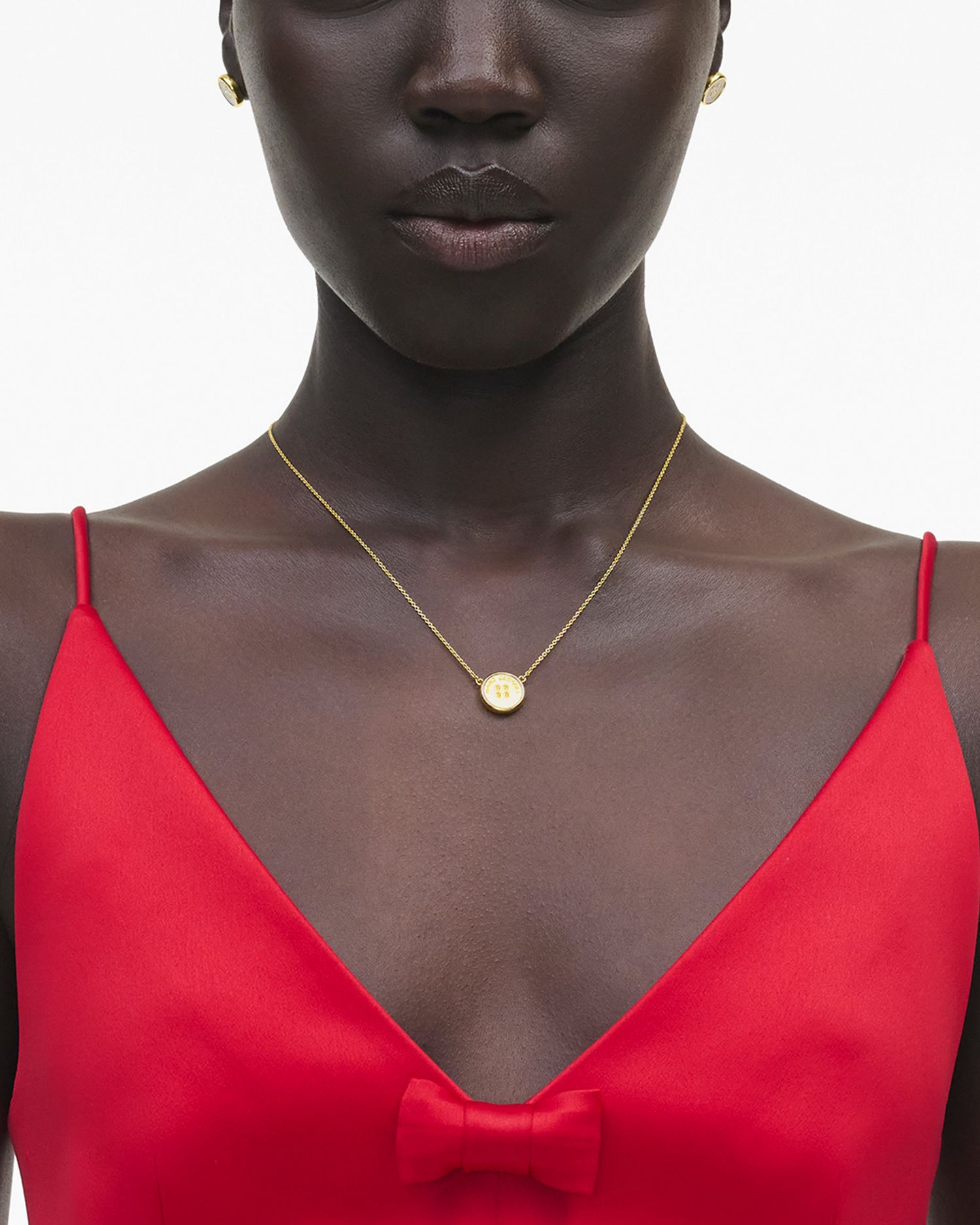 The Button Pendant Necklace | Marc Jacobs Outlet