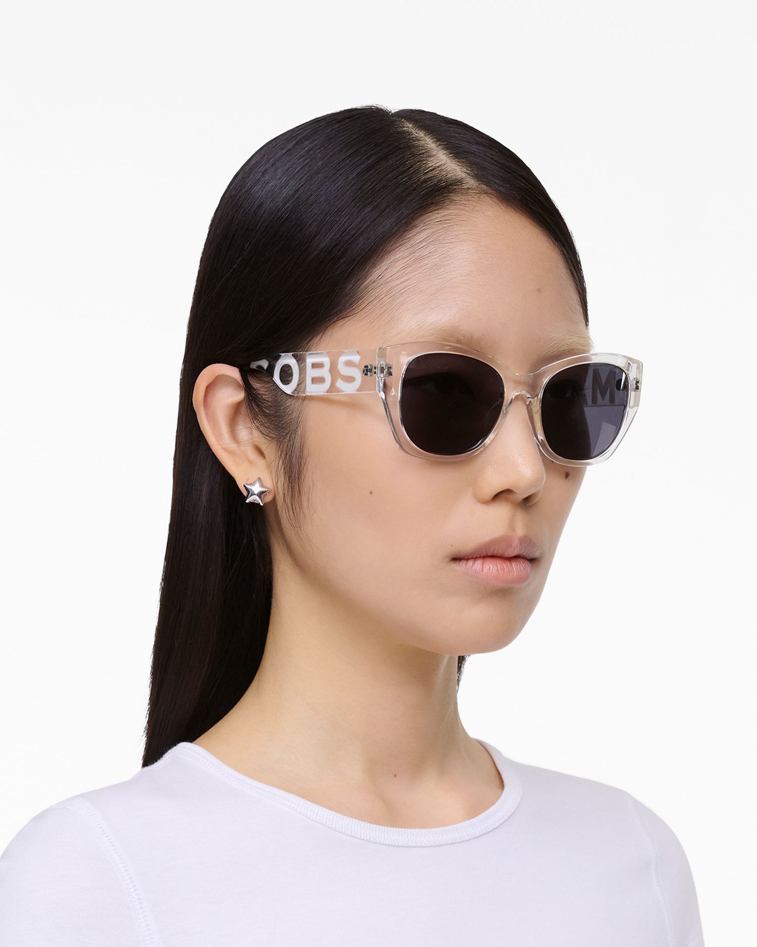 The Bold Logo Square Cat Eye Sunglasses | Marc Jacobs Outlet