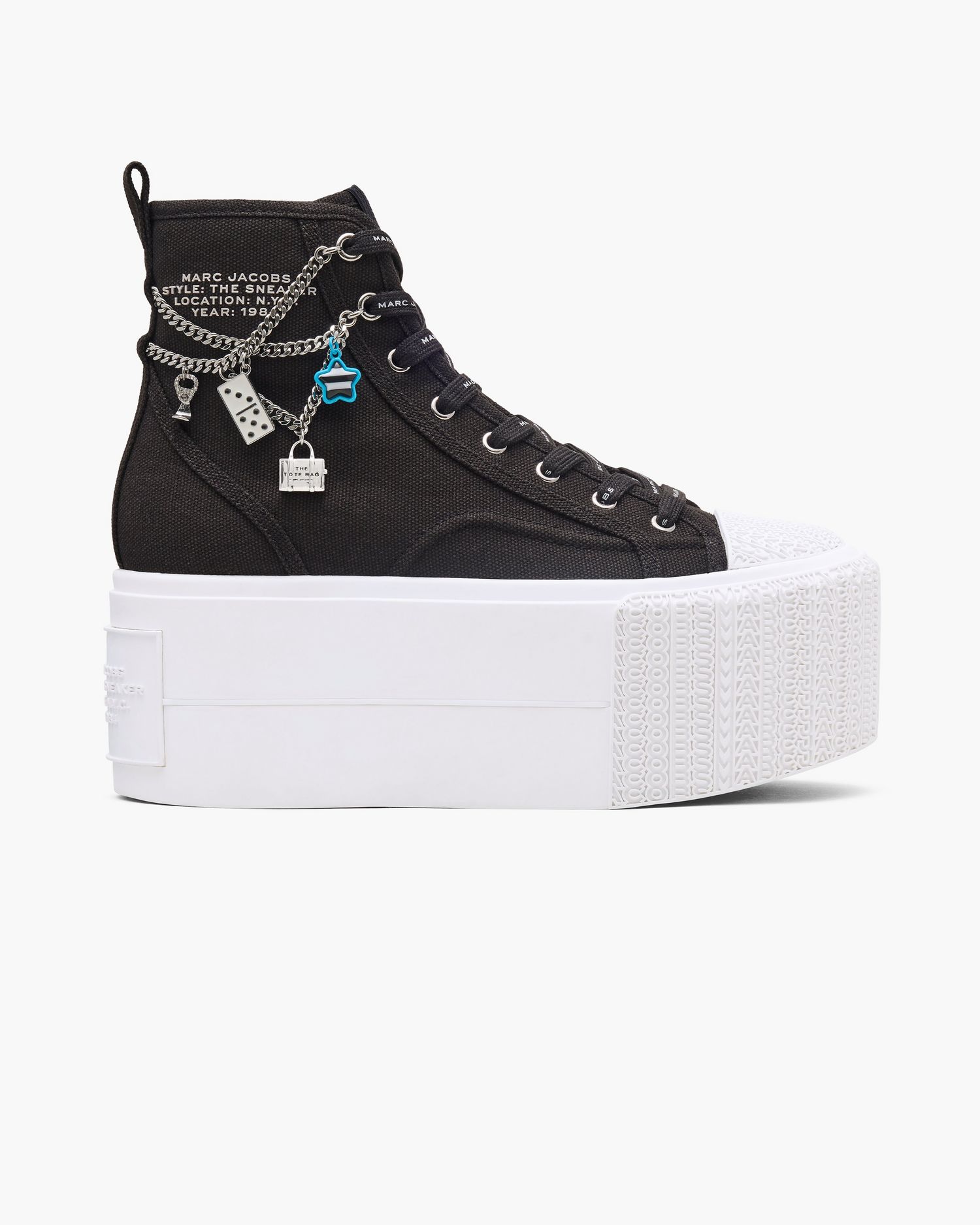 The Sticker Charm Platform High Top Sneaker | Marc Jacobs Outlet