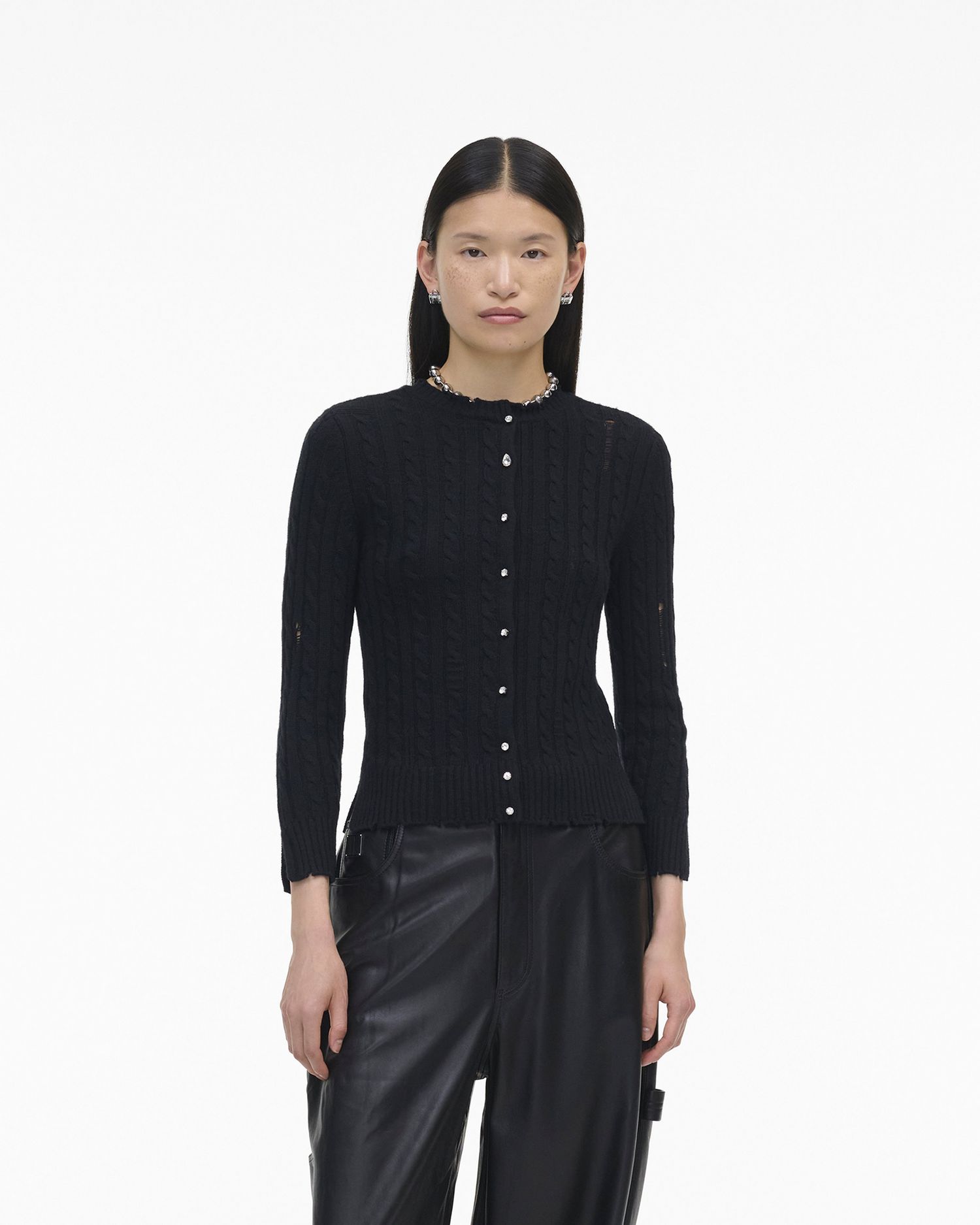 The Shrunken Cashmere Cable Cardigan | Marc Jacobs Outlet