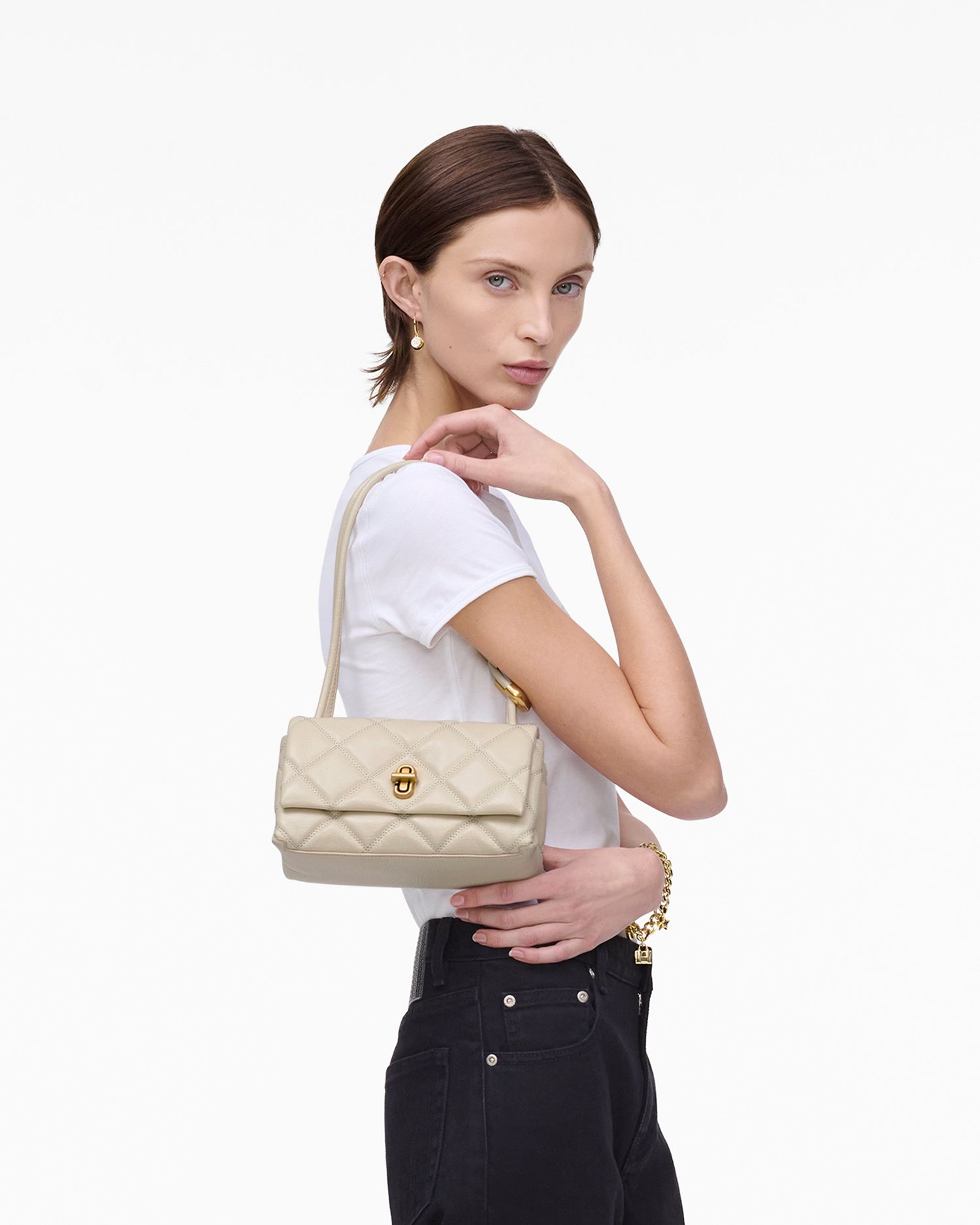 The Quilted Mini Dual Shoulder Bag | Marc Jacobs Outlet