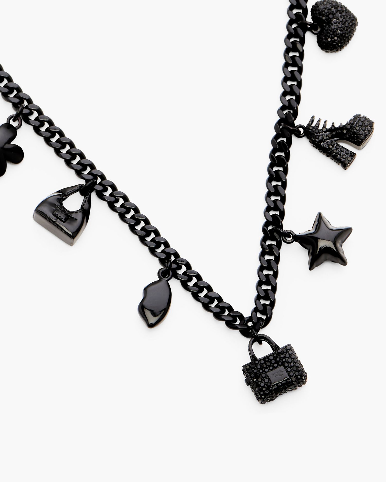 Mini Icon Pave Charm Necklace | Marc Jacobs Outlet